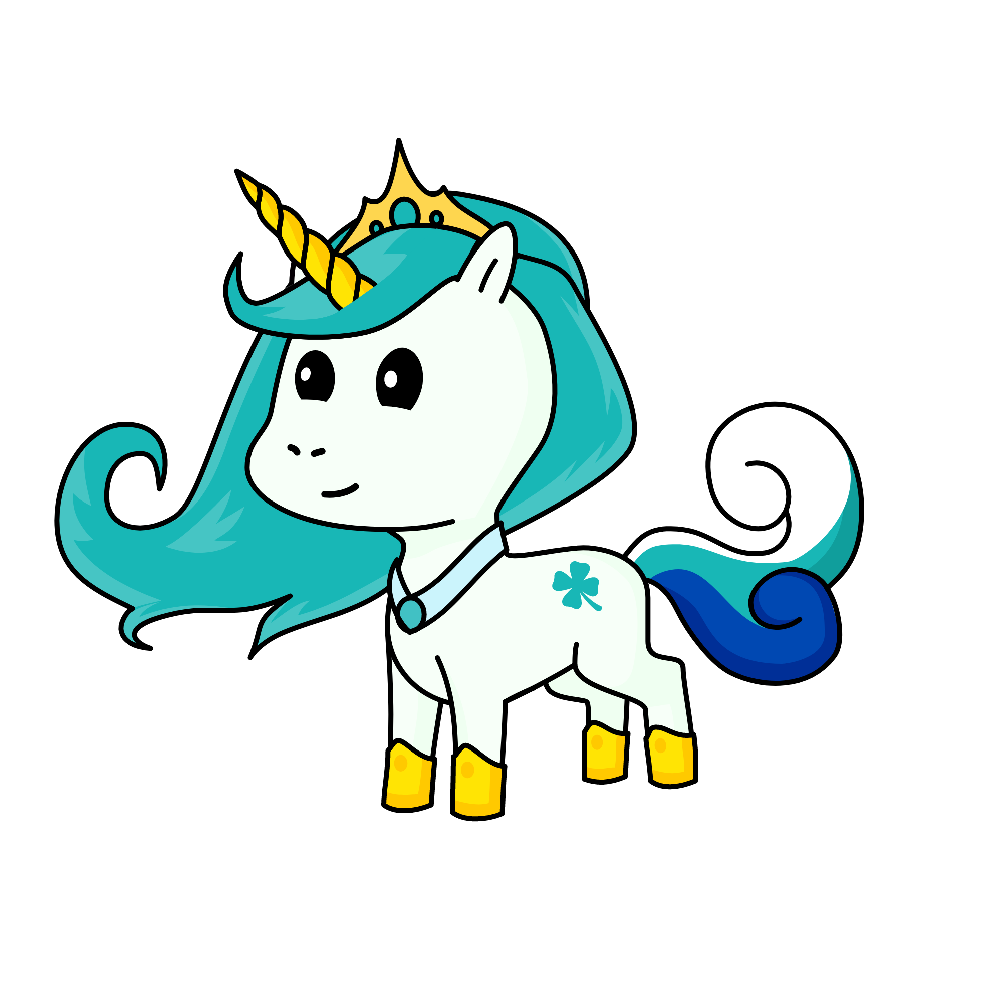snow queen , the unicorn