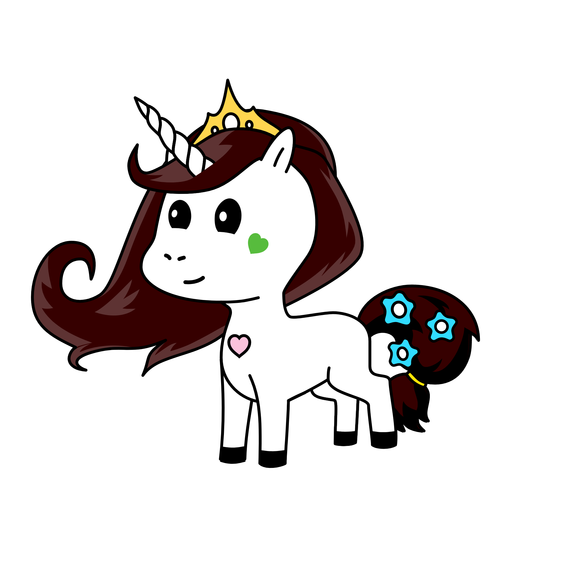 Daughter Of The Sunny Plain, the unicorn