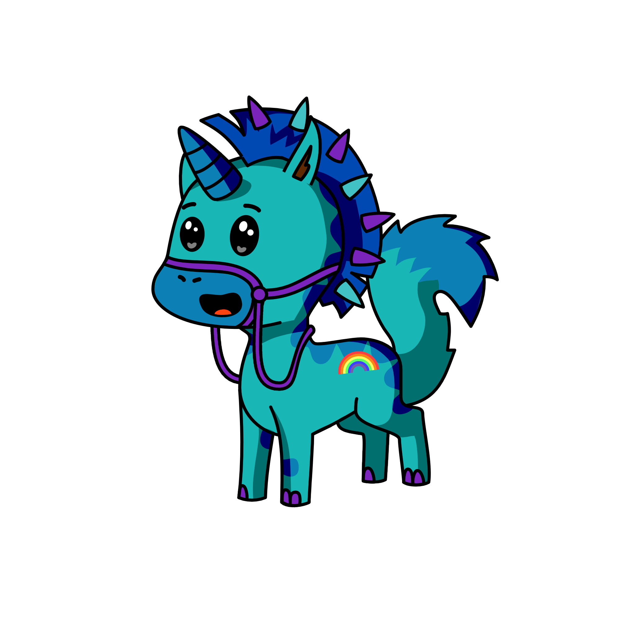 ❤, the unicorn