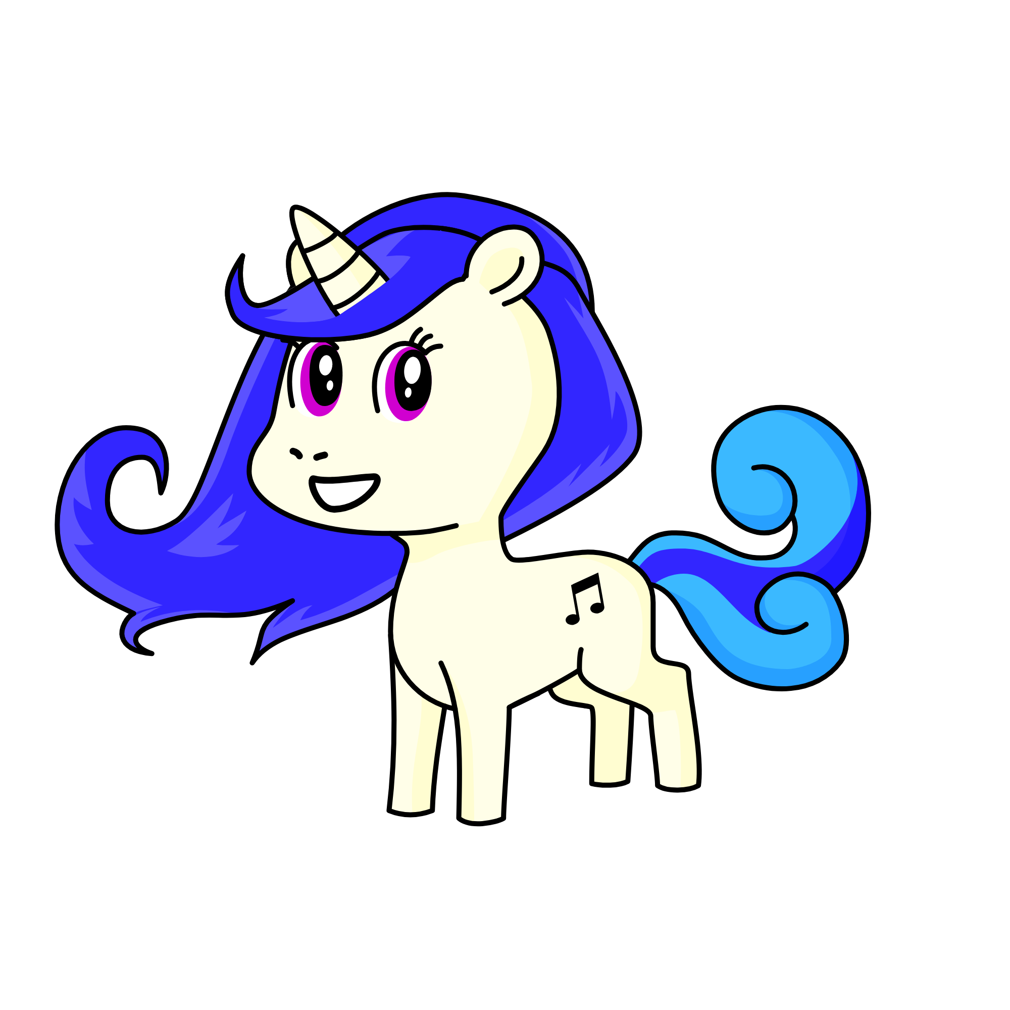 DJ Pon-3, the unicorn