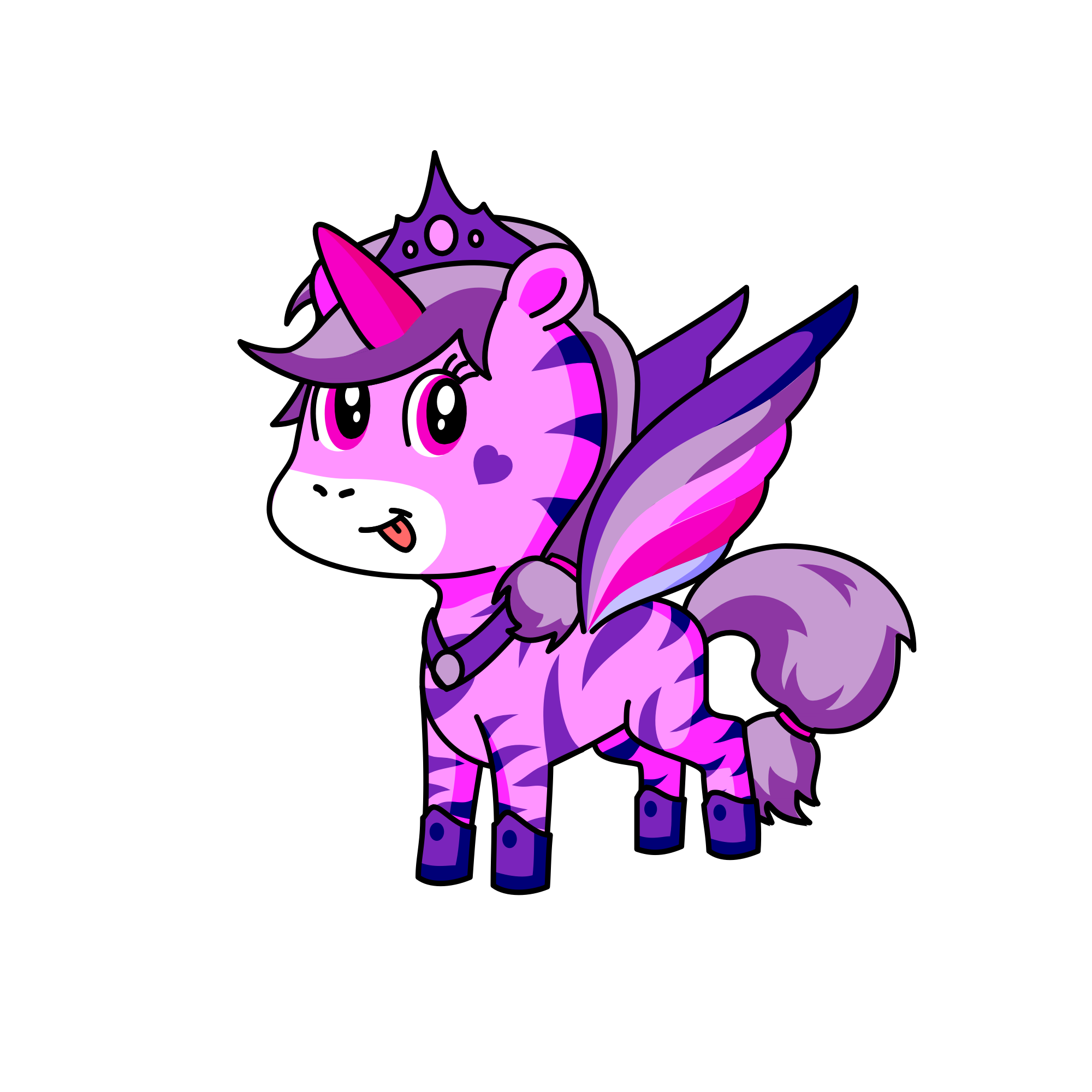 Princess p!nk, the unicorn