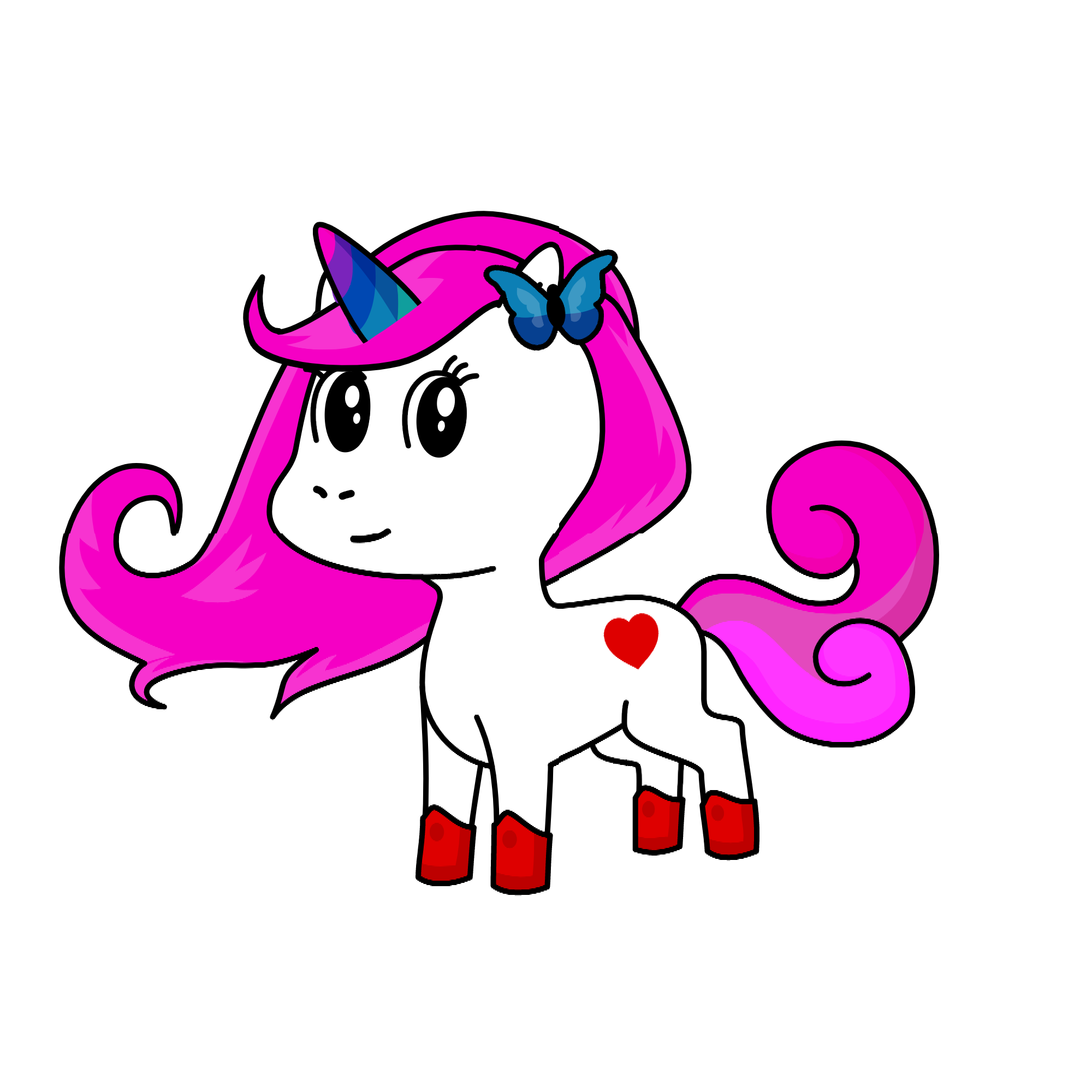 Cuty, the unicorn