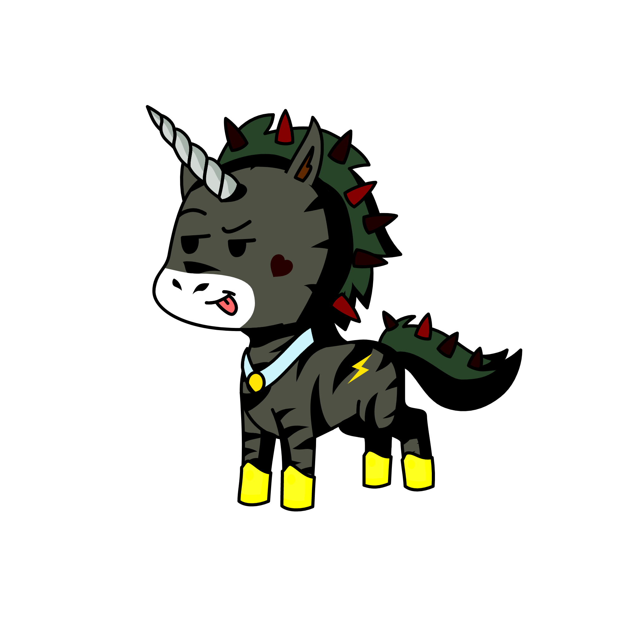 lightning, the unicorn