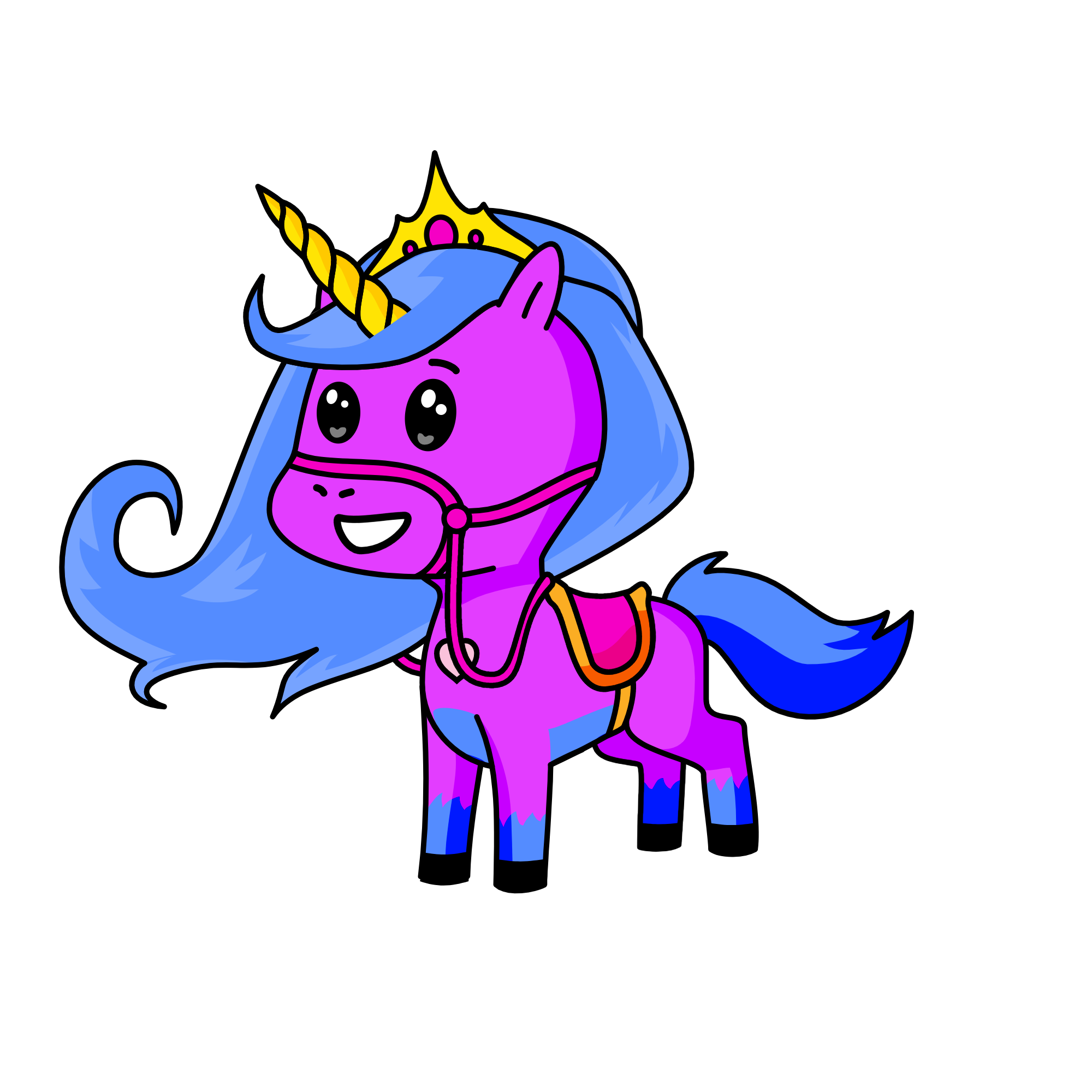 princess, the unicorn