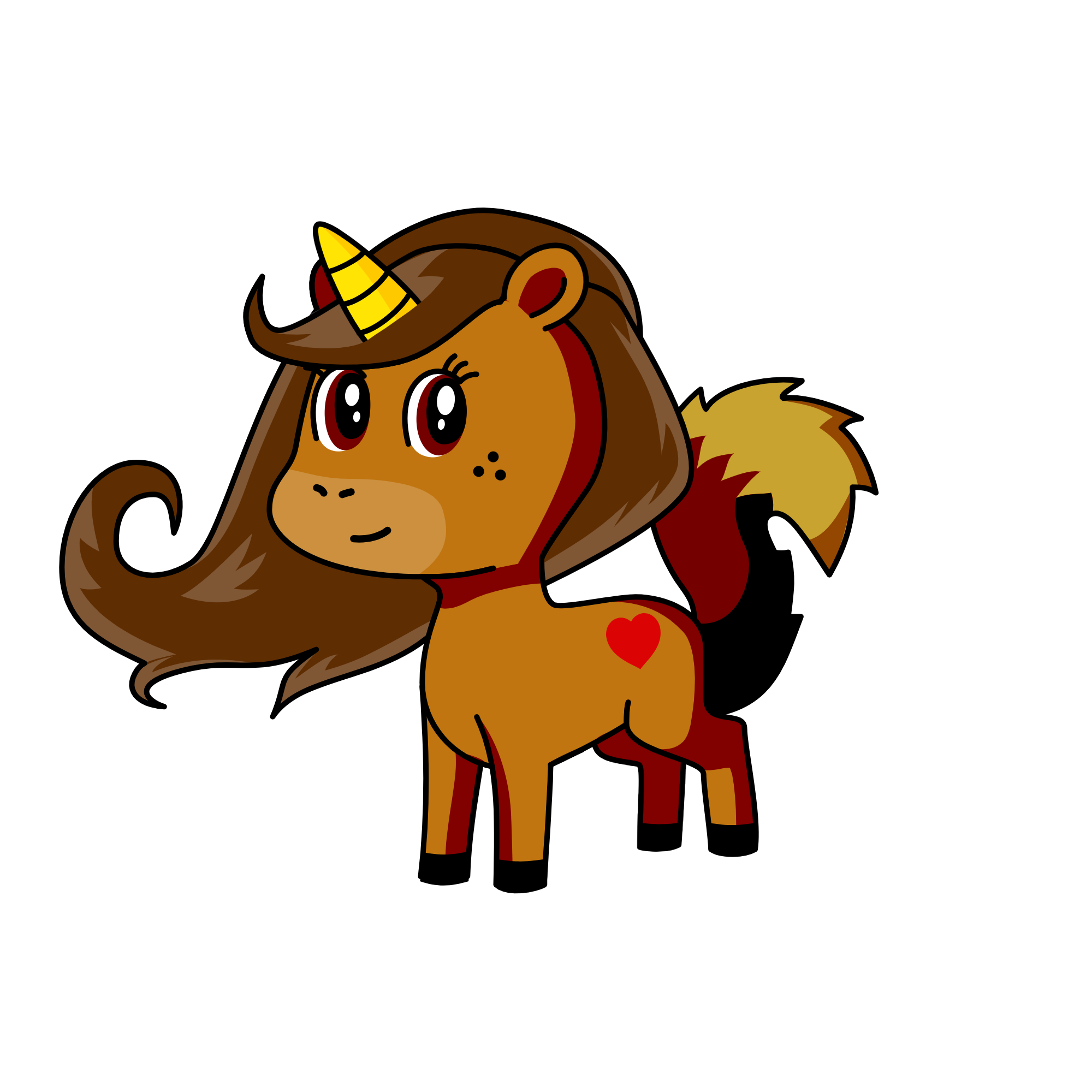 Choco Cheesecake, the unicorn