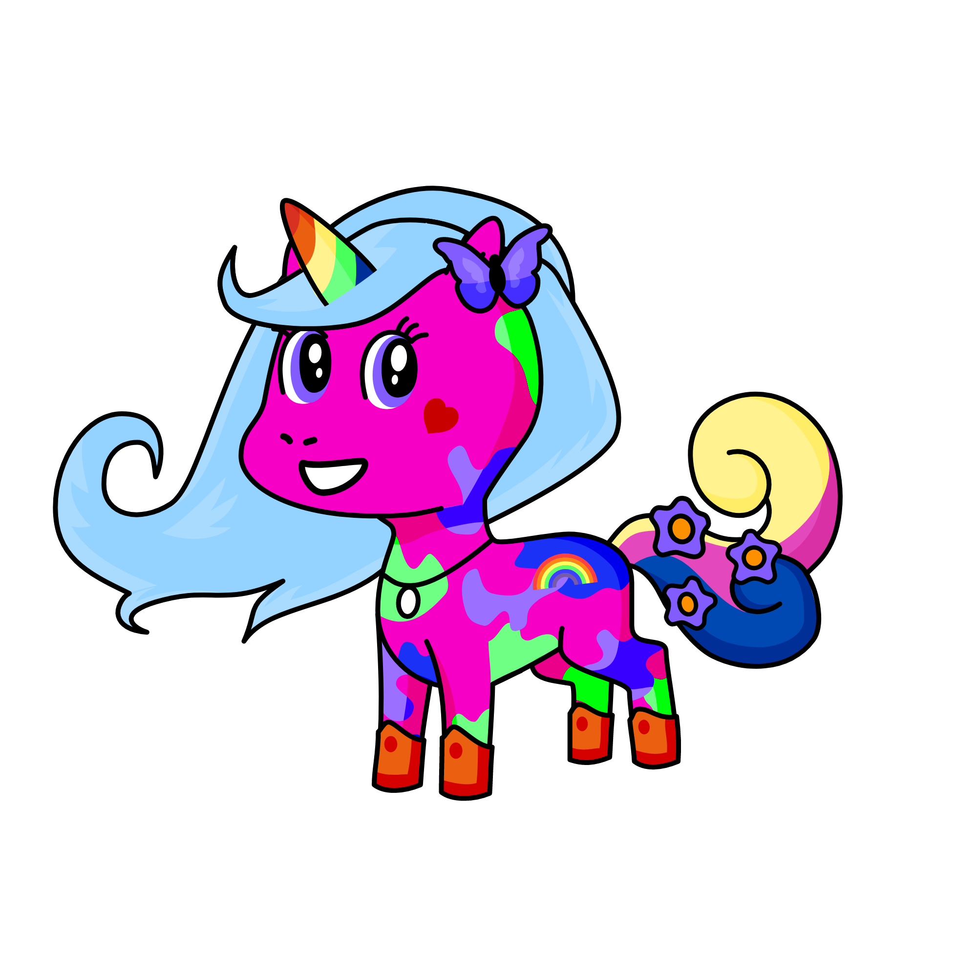 Crystal, the unicorn