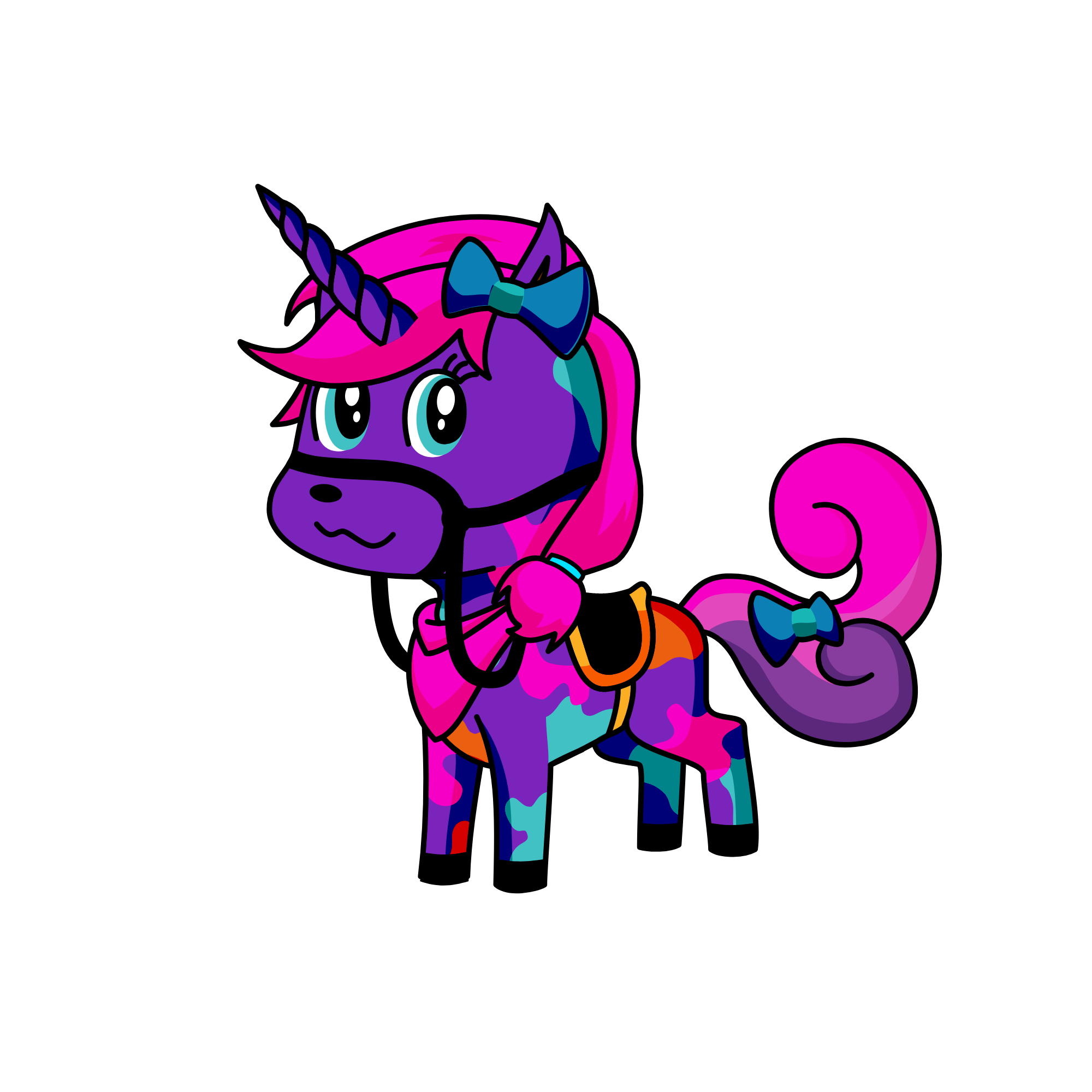 Cuddles, the unicorn