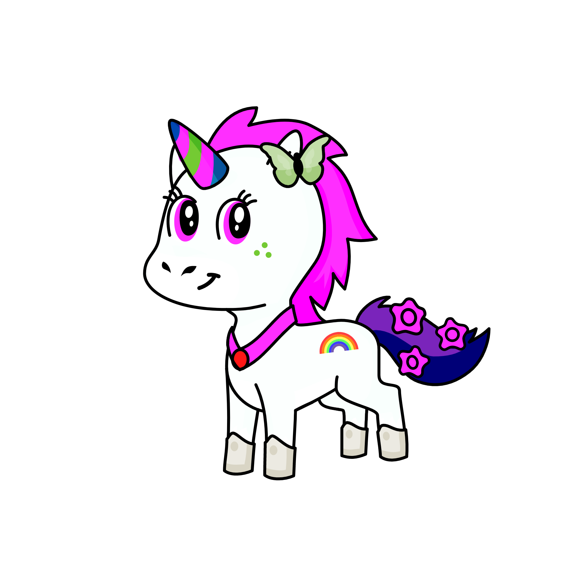 kitty, the unicorn