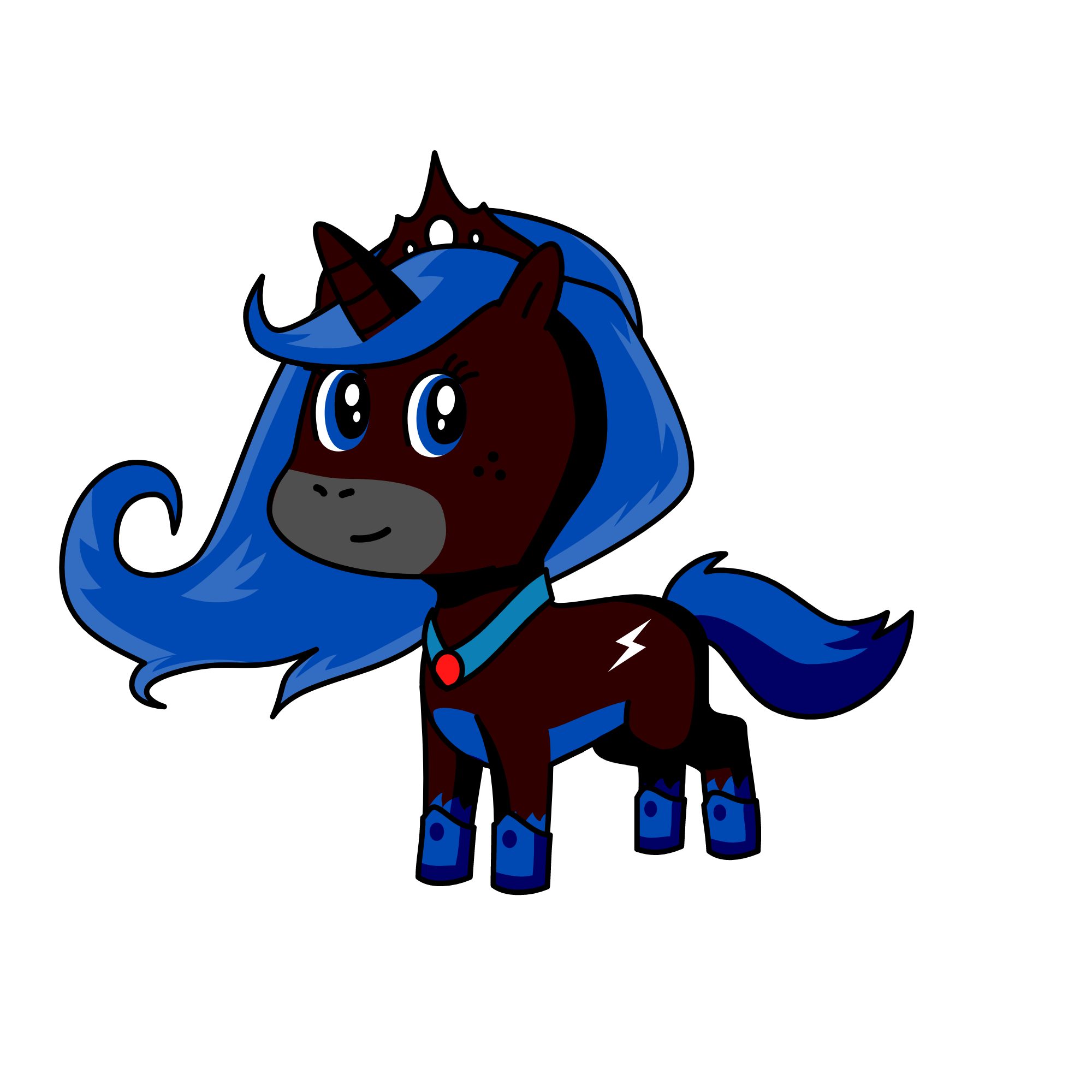 princcess luna, the unicorn
