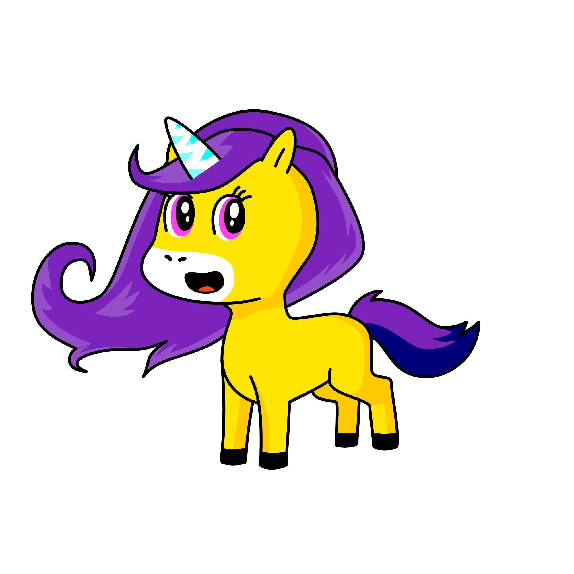 Fart Cheeks, the unicorn
