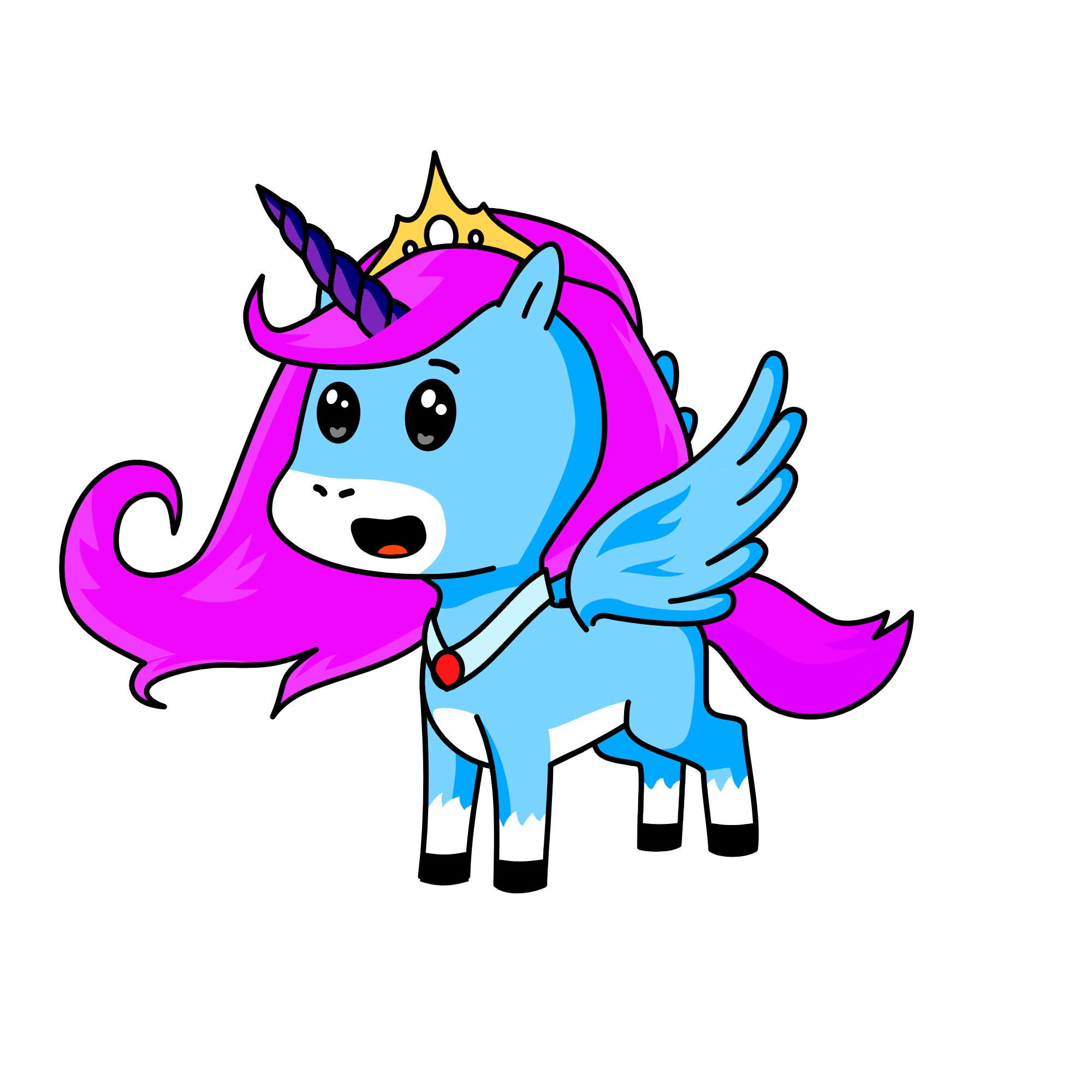 kinder, the unicorn