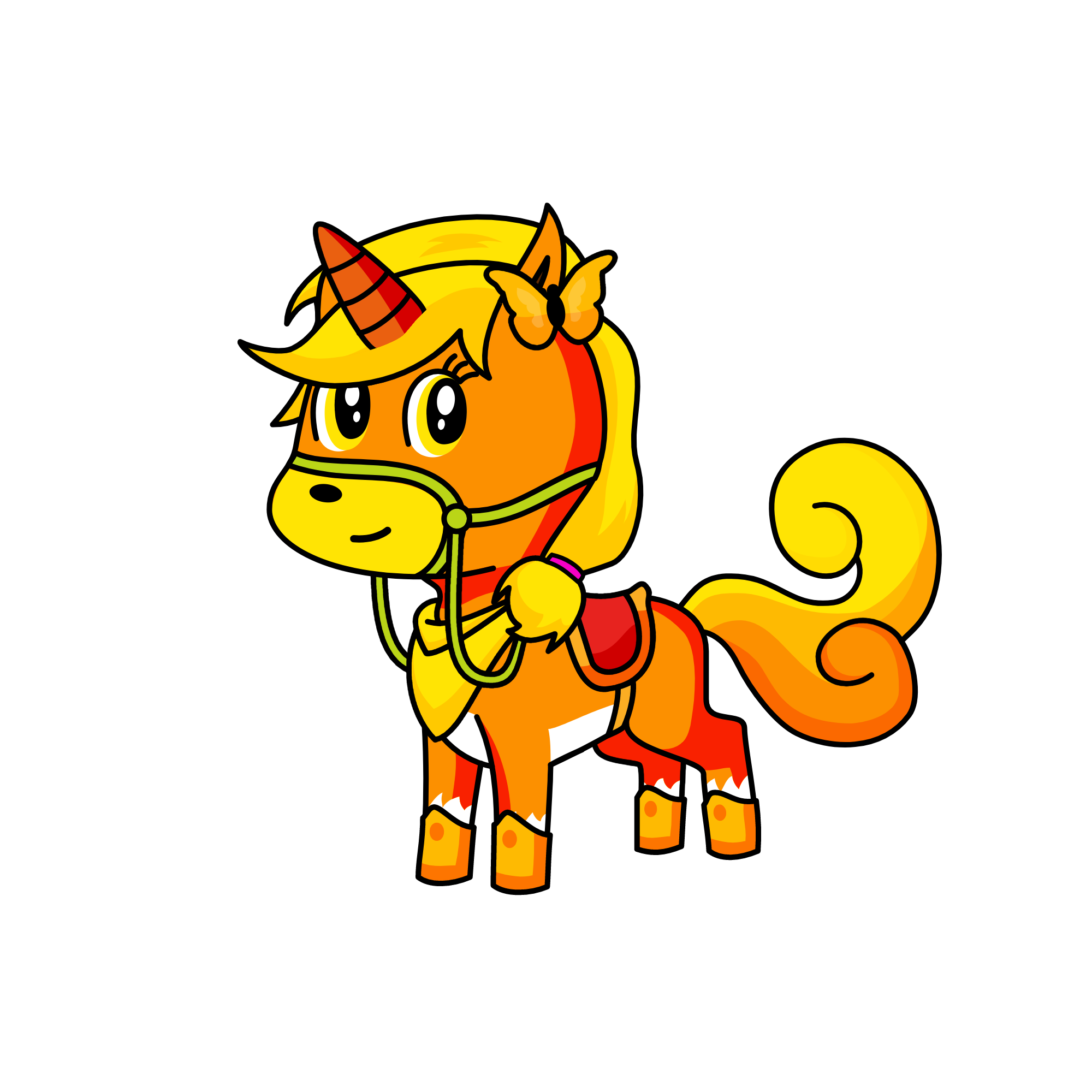 Queen Bee, the unicorn