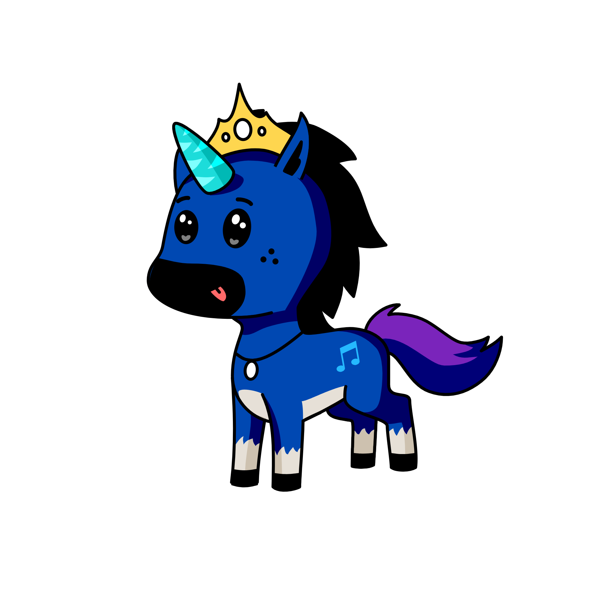 night glow, the unicorn
