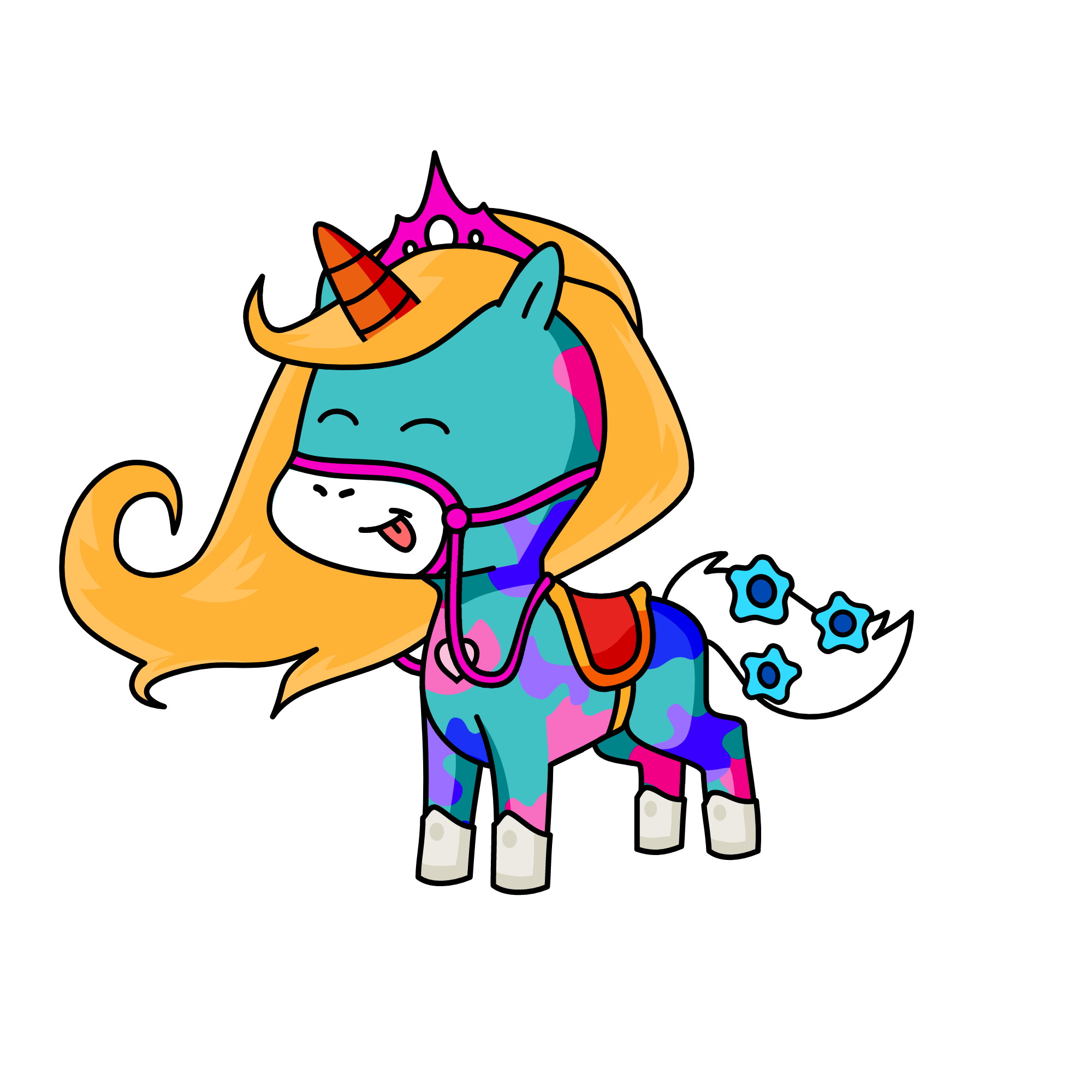 Sky, the unicorn