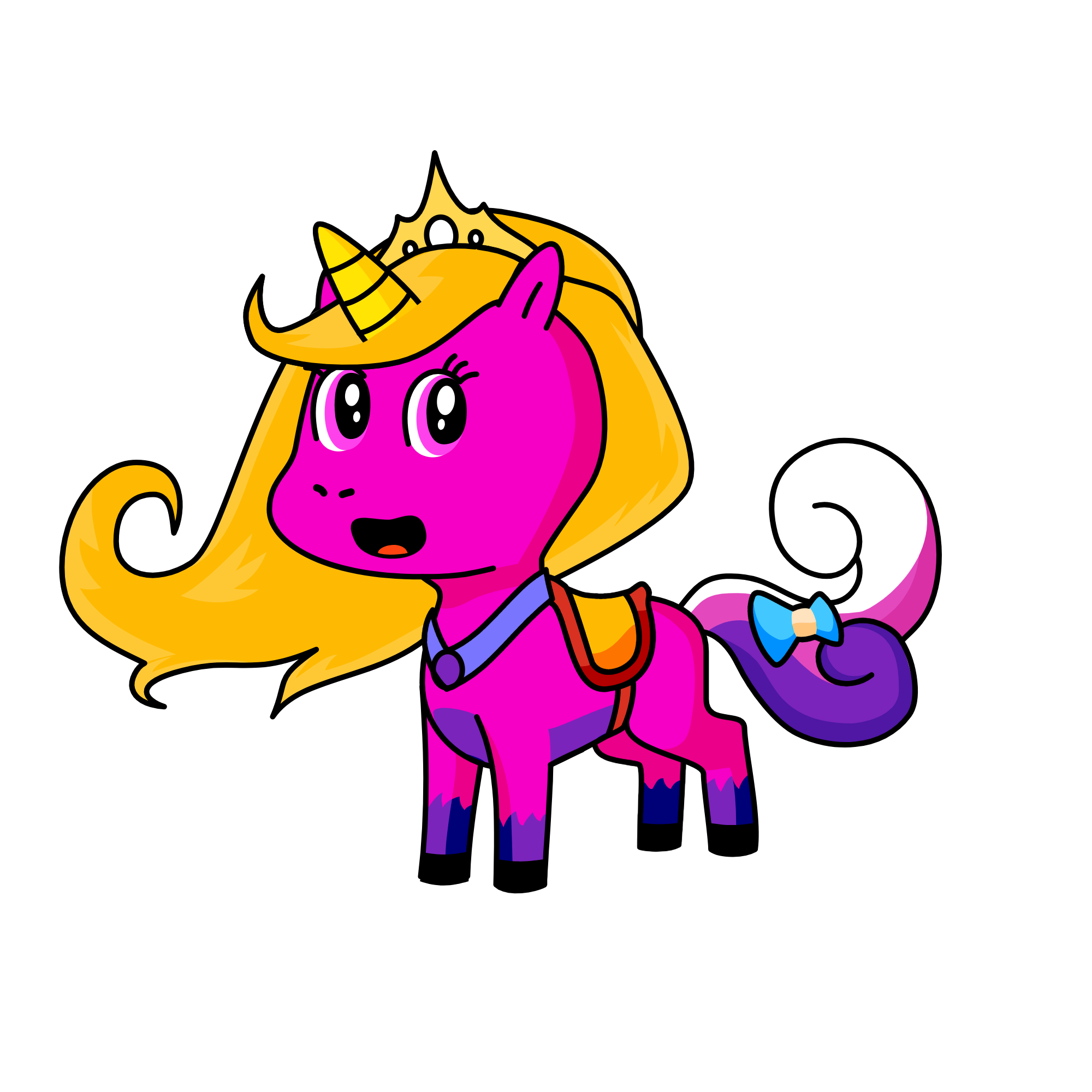 Fluff, the unicorn