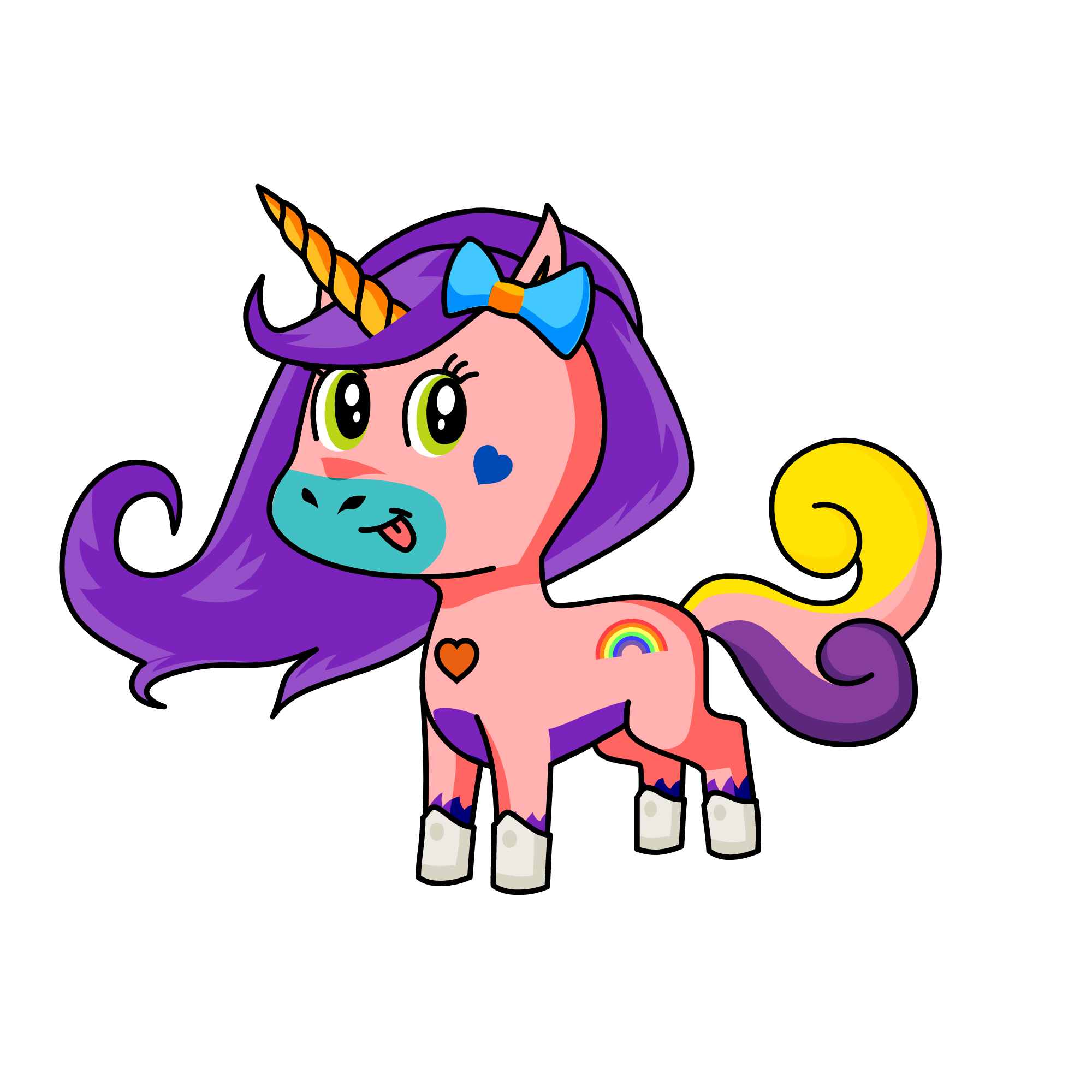 Sunshine, the unicorn