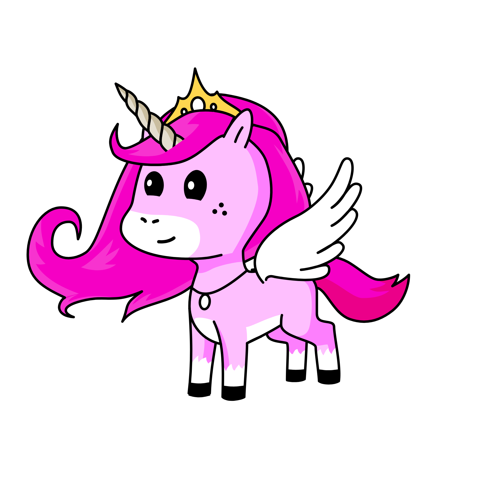 Cupcake, the unicorn