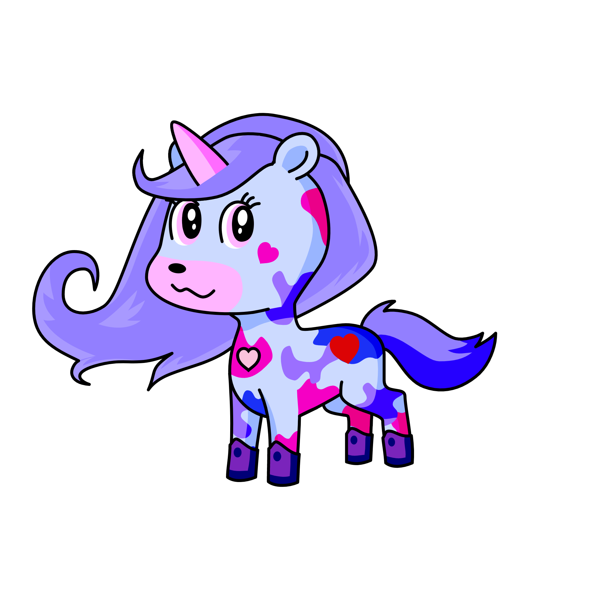 Queen Candy, the unicorn