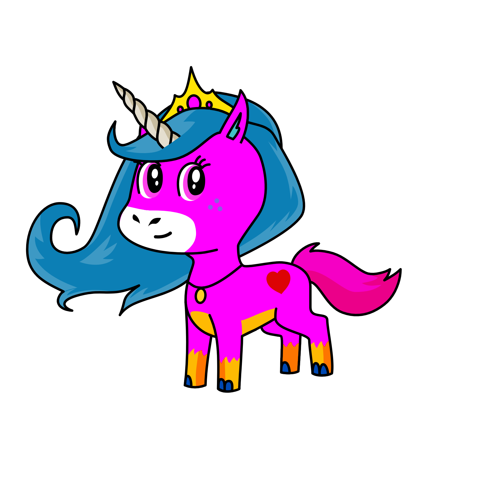 queen of nature, the unicorn