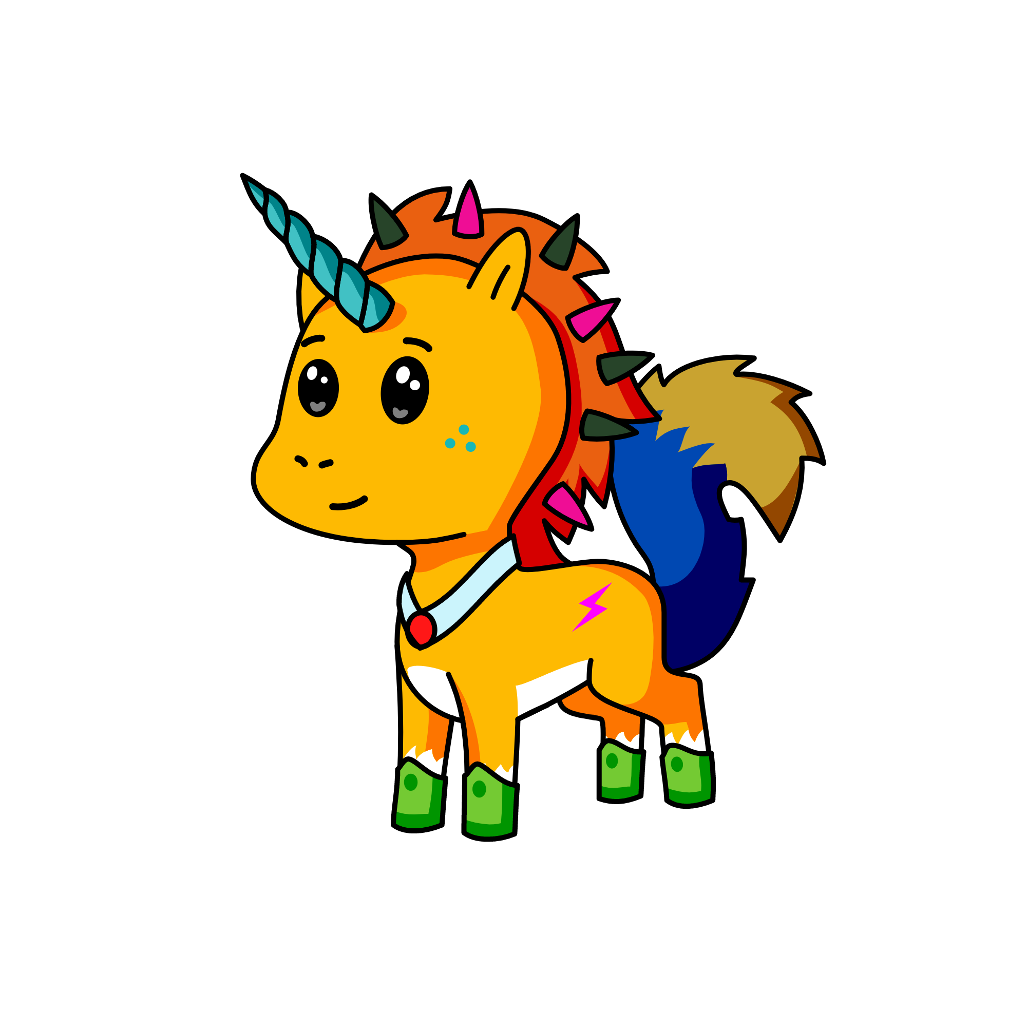 flachy, the unicorn