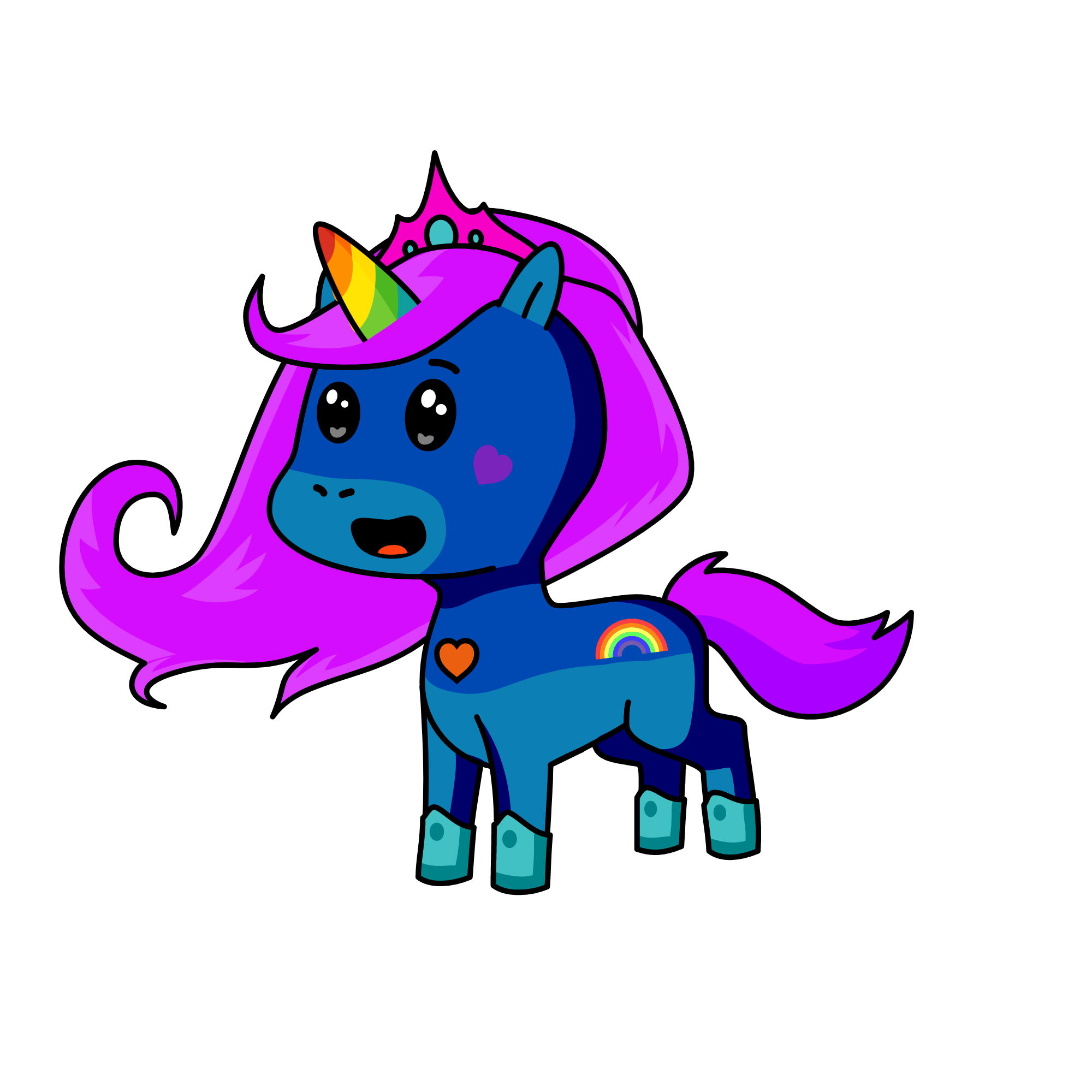 Stardust, the unicorn