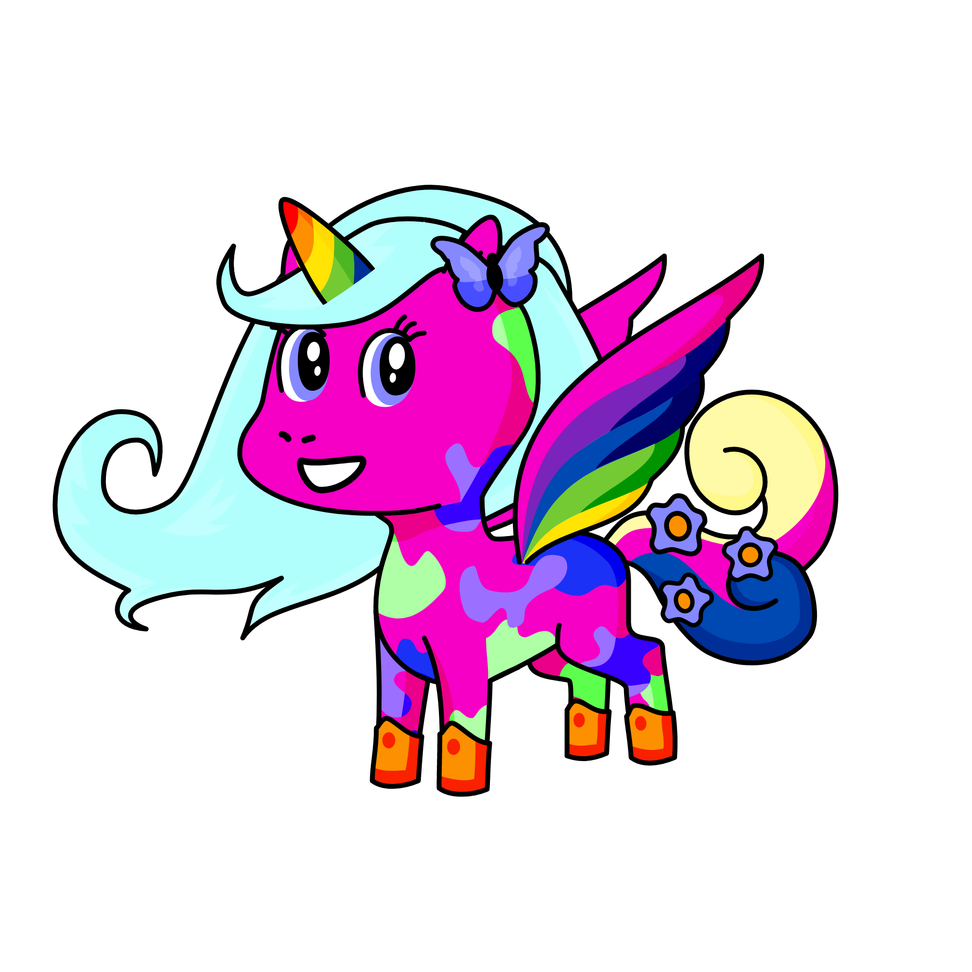 Crystal, the unicorn
