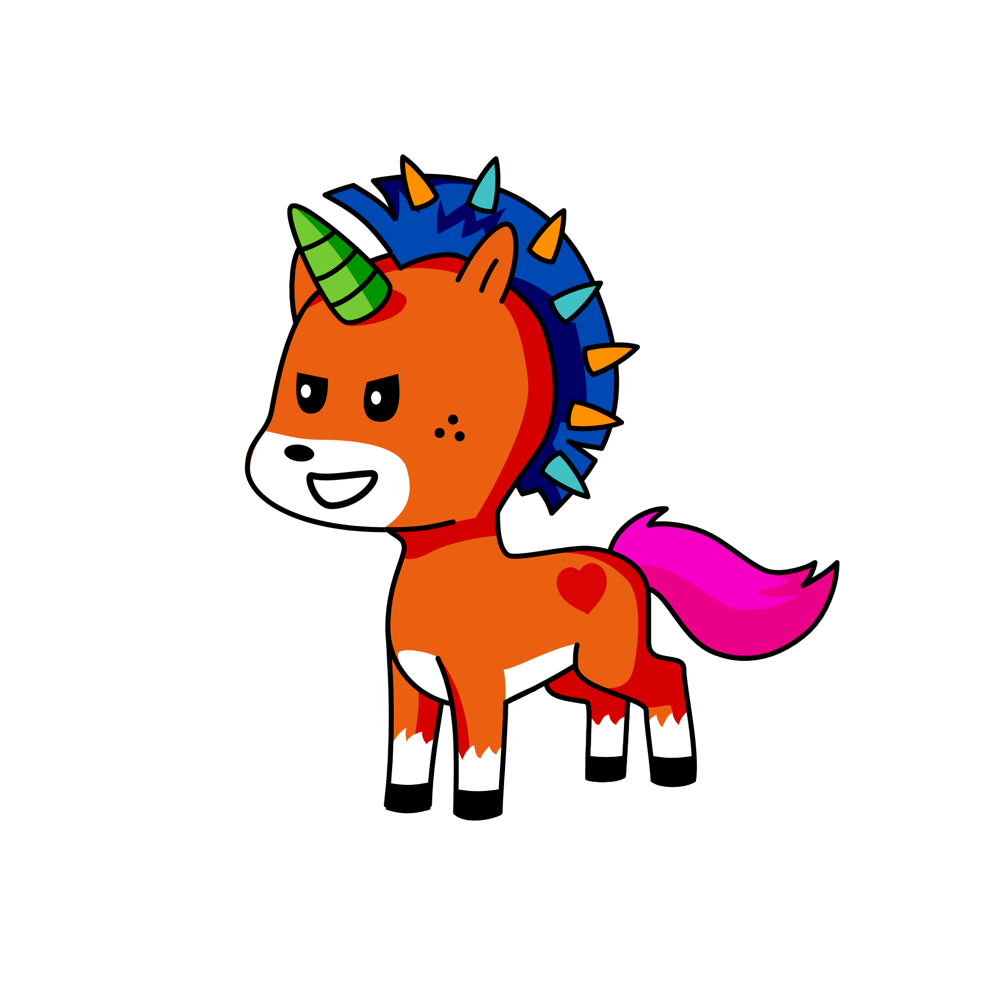 h, the unicorn