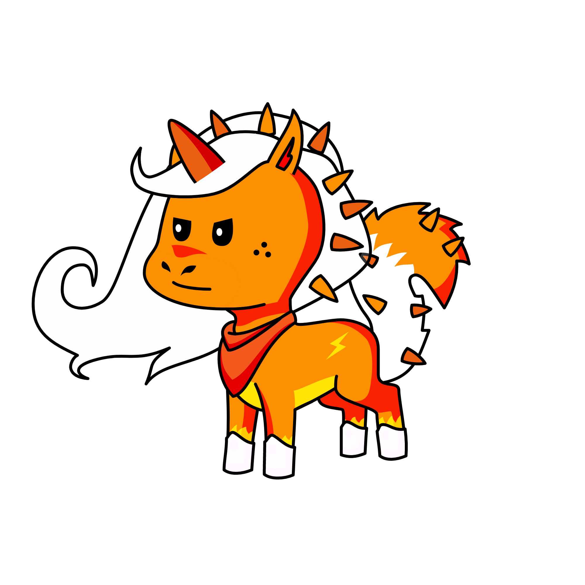 Relampago, the unicorn