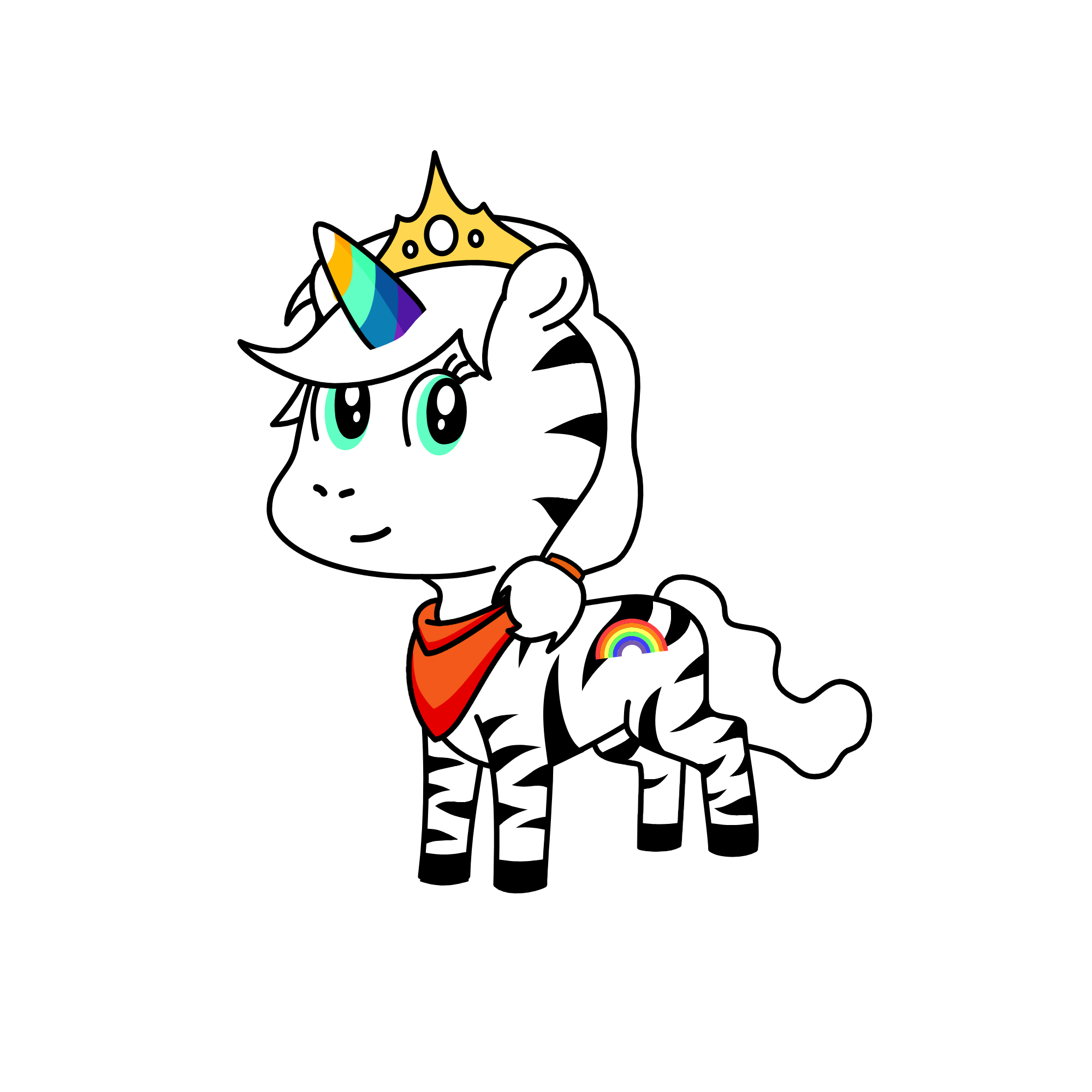 радуга, the unicorn