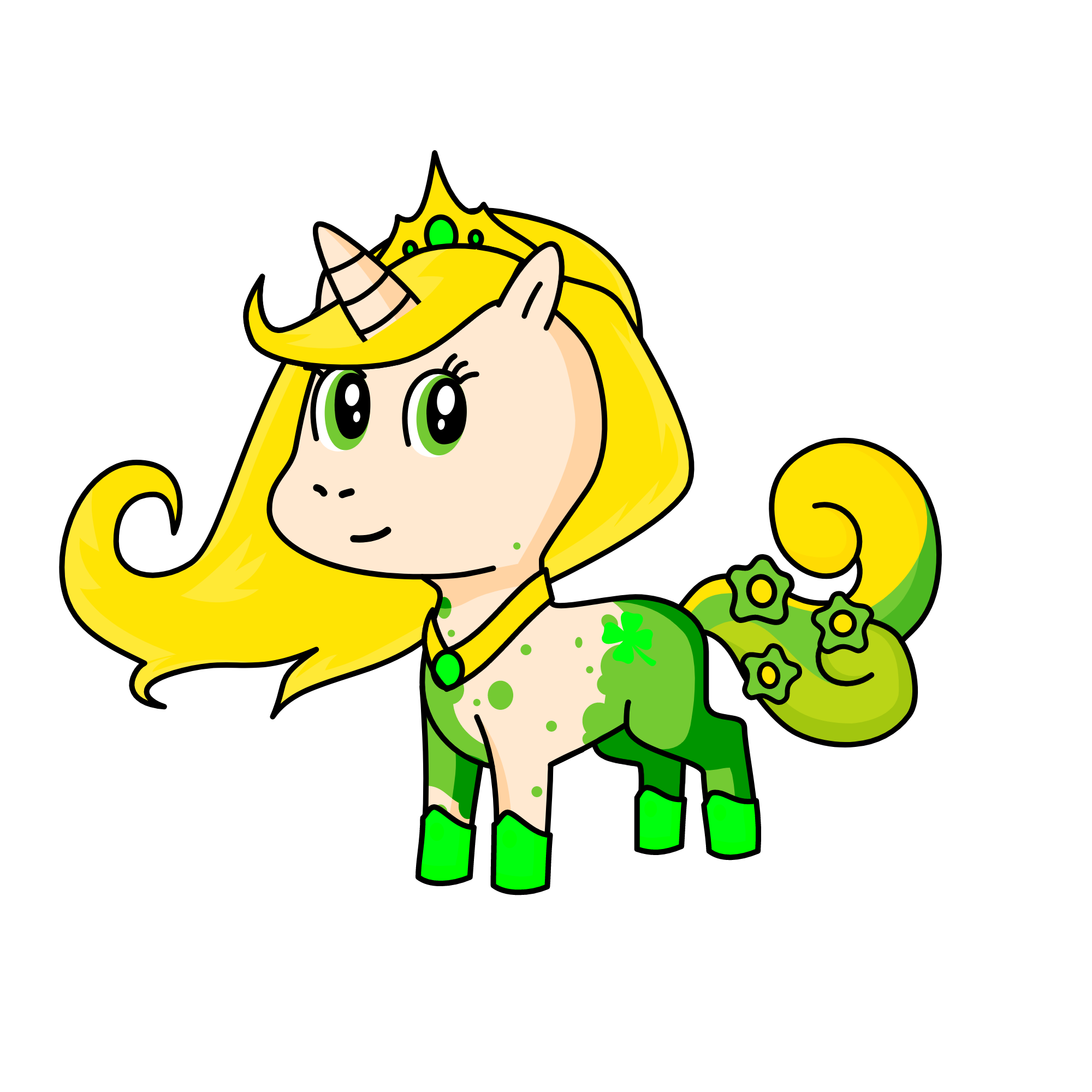 princess clover, the unicorn