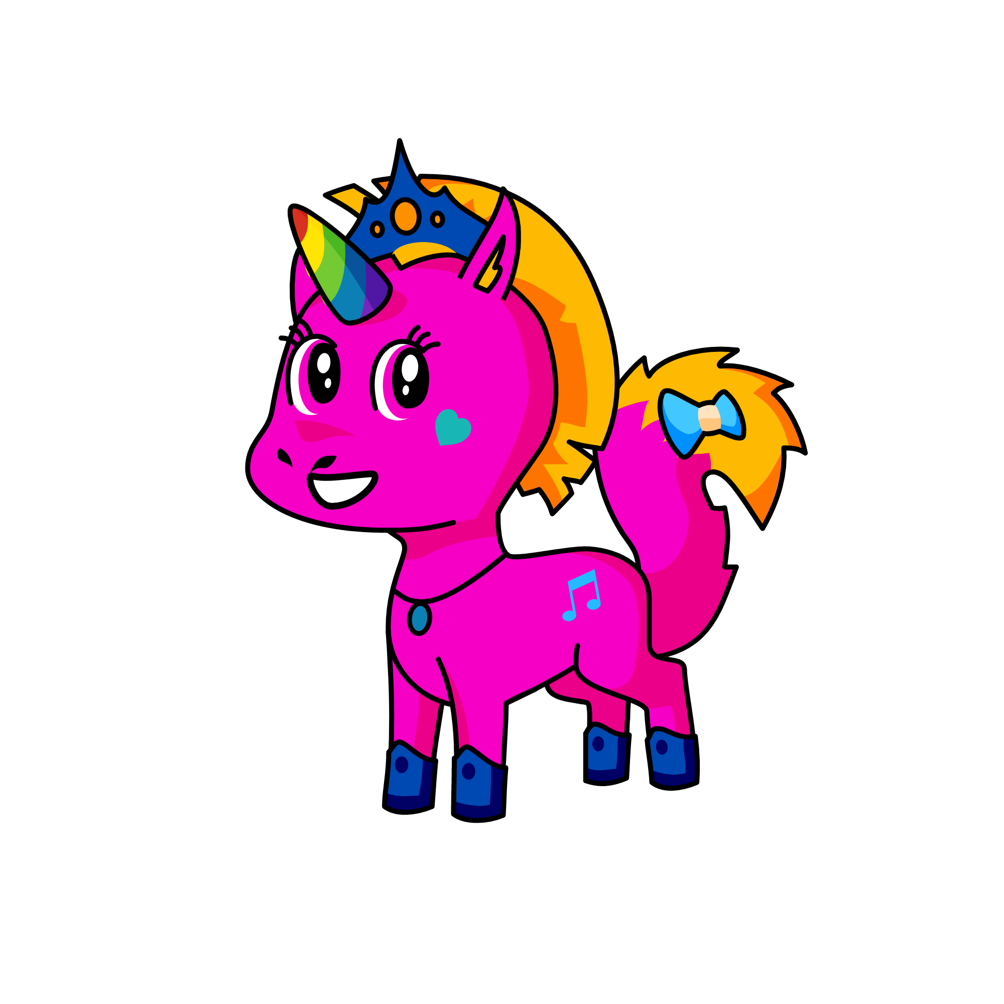 Scarlett, the unicorn
