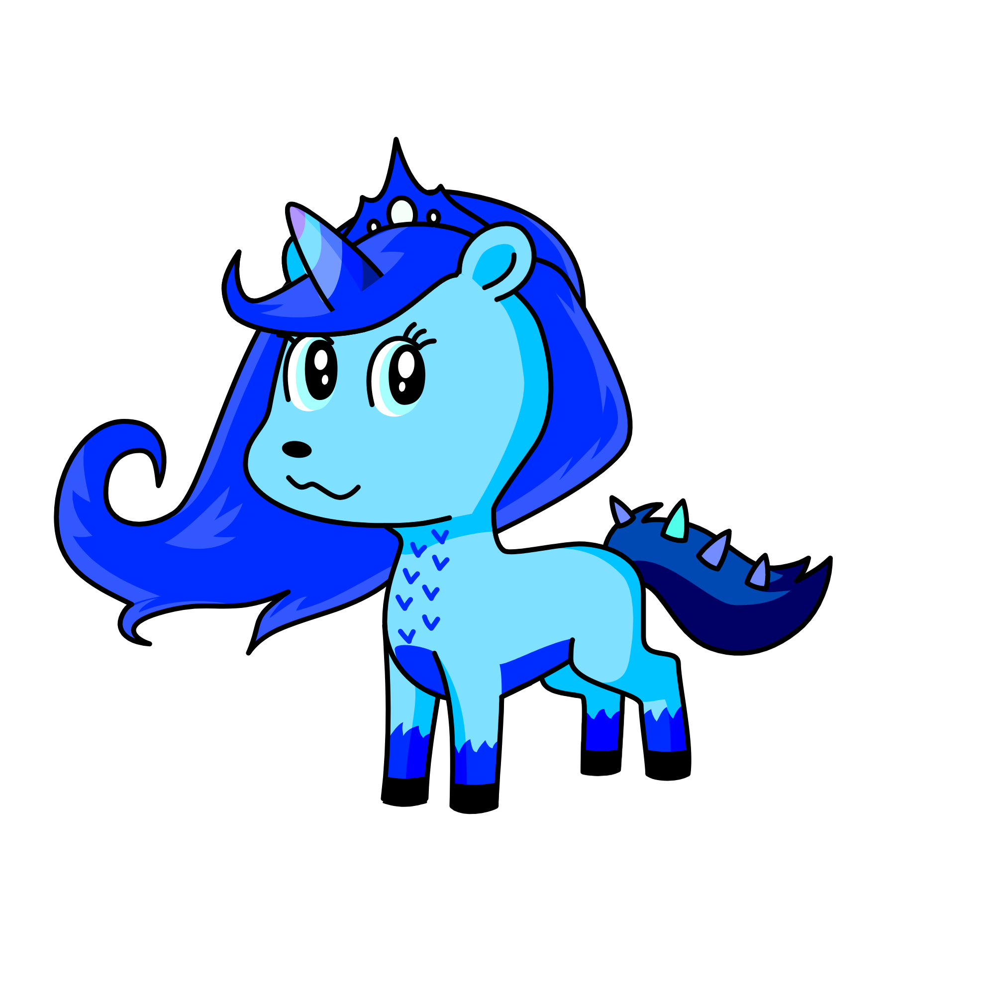 Icy, the unicorn