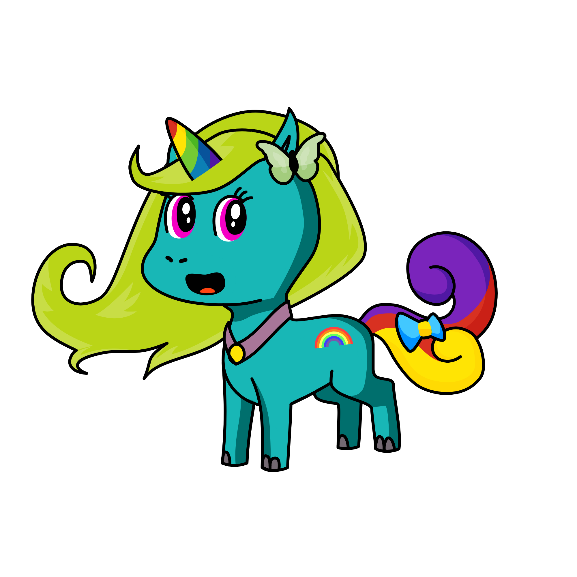 raimbowdash, the unicorn