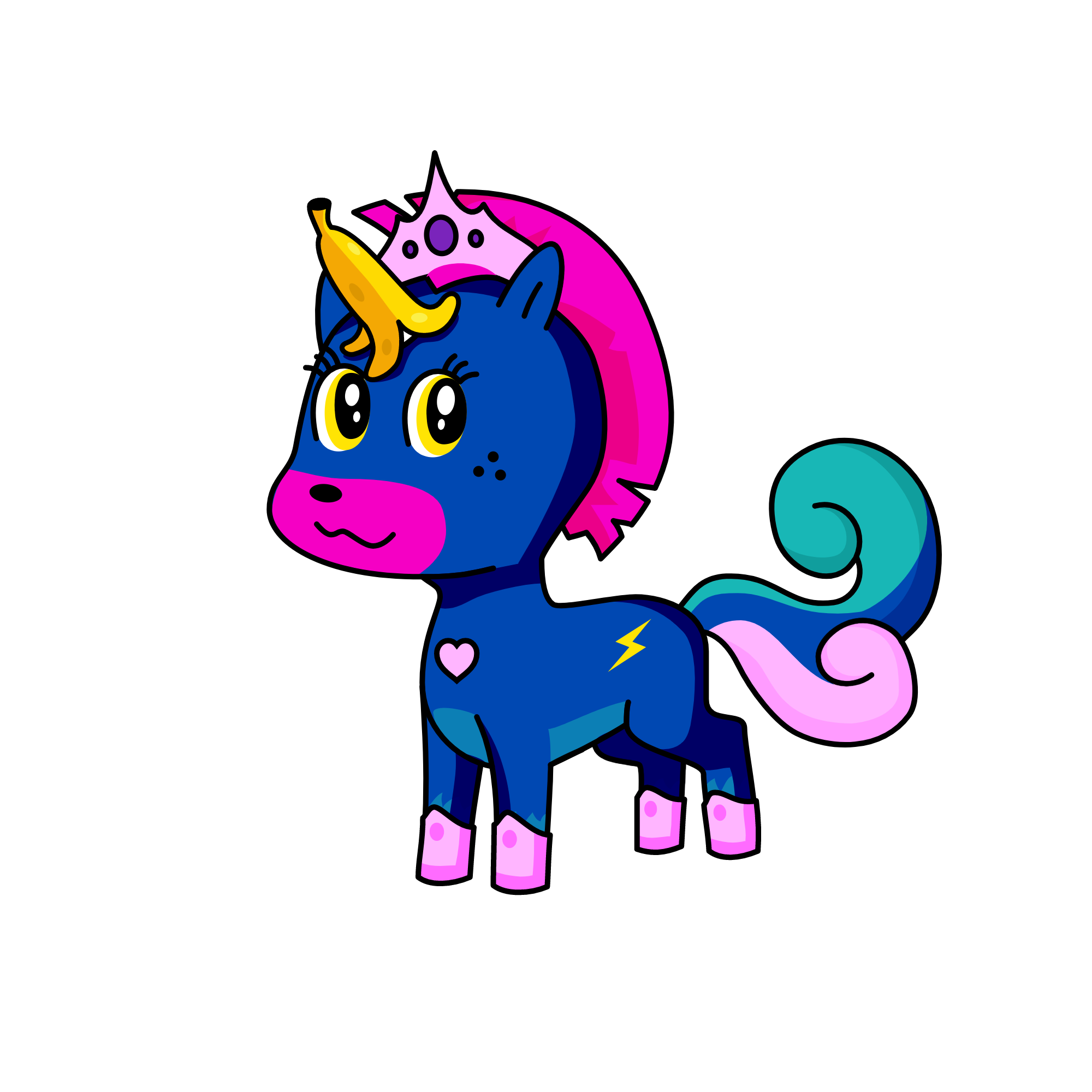 Sienna, the unicorn
