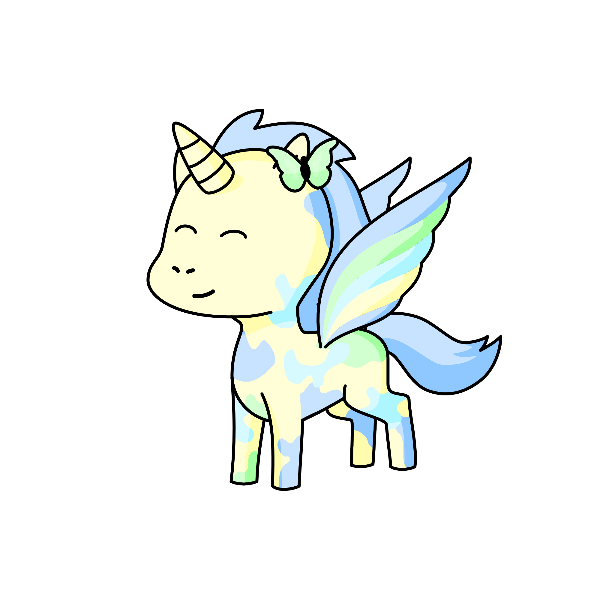 Prince Calm, the unicorn