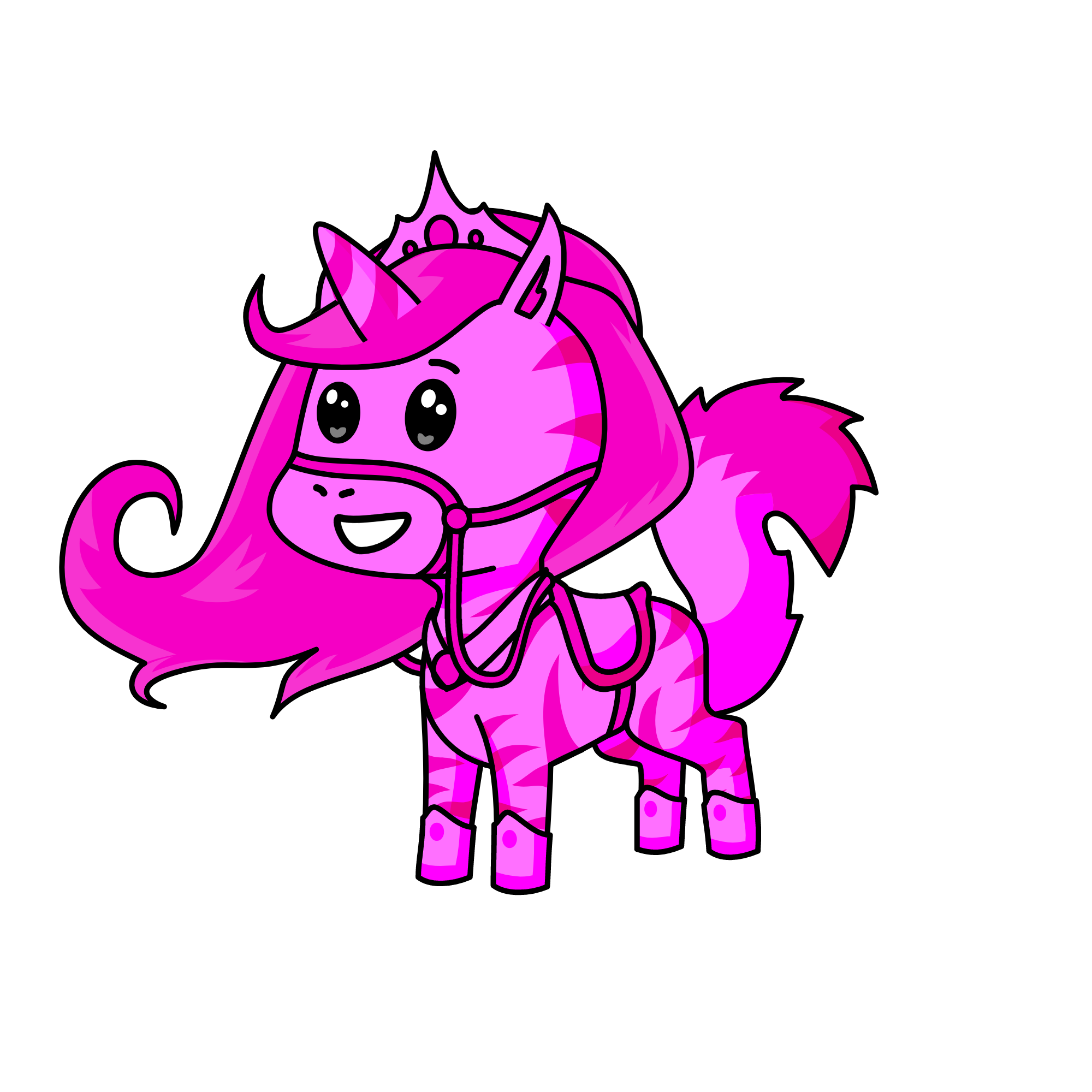 PRINCESS PINK, the unicorn