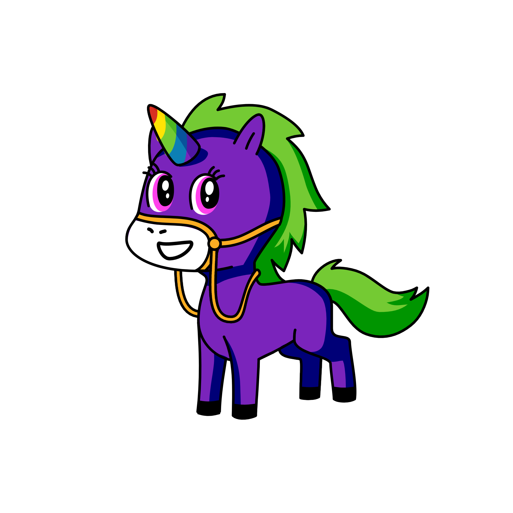 Candy, the unicorn