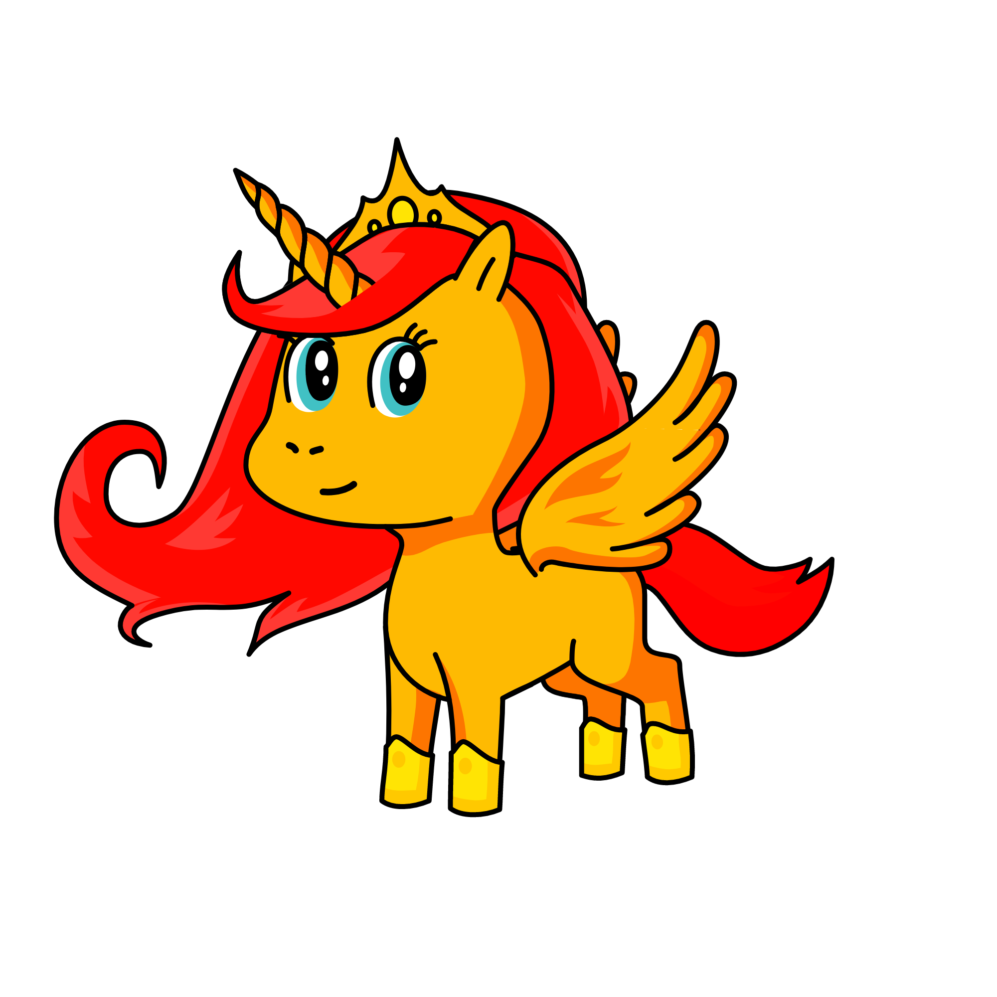 princess sun set shimmer, the unicorn