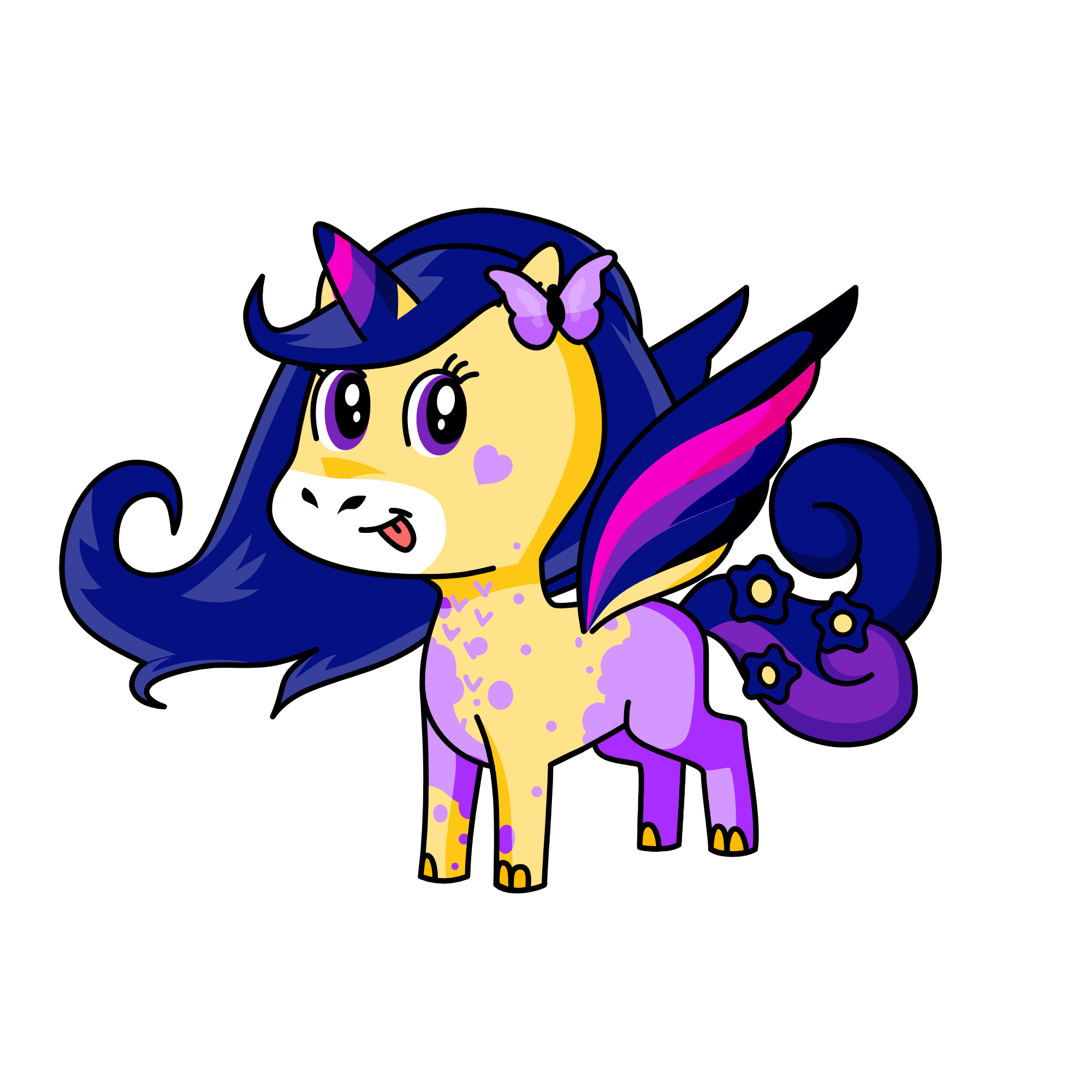 lady sparkle , the unicorn