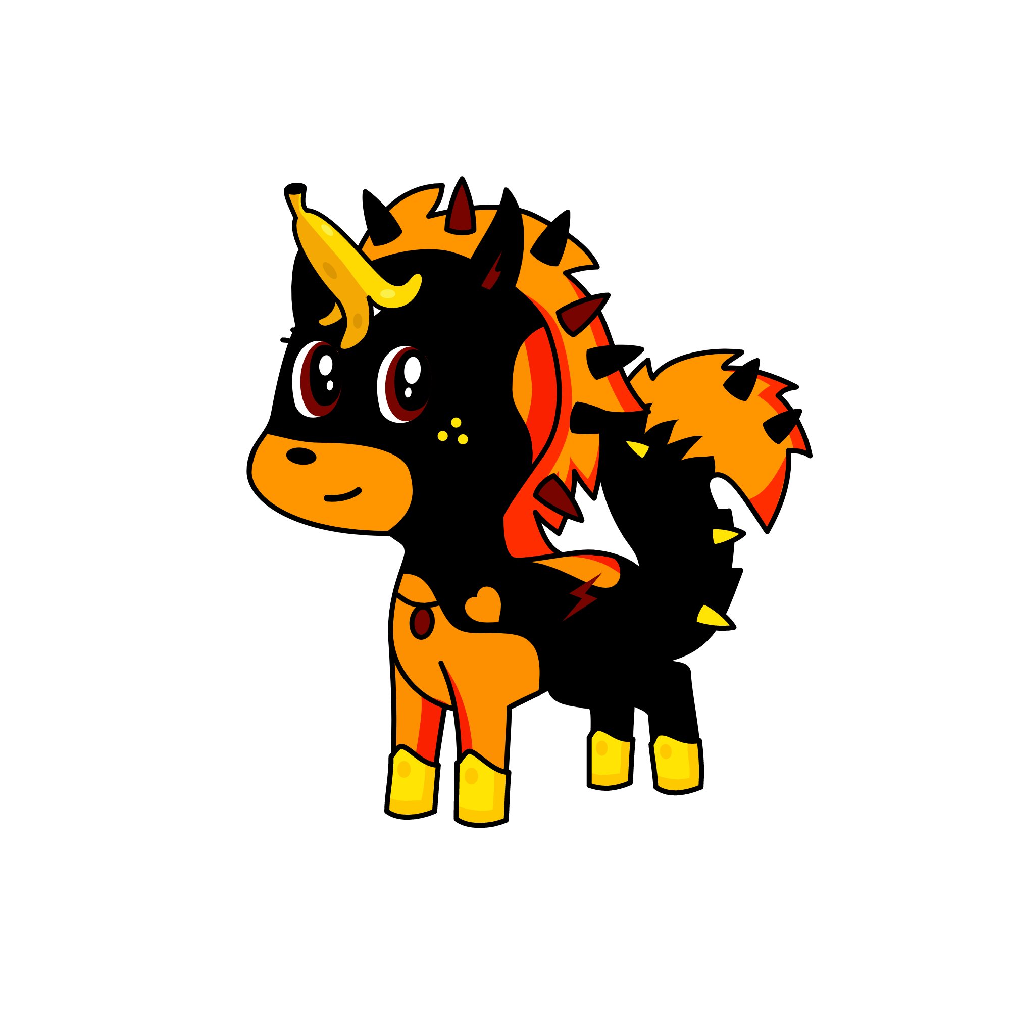 Raven, the unicorn