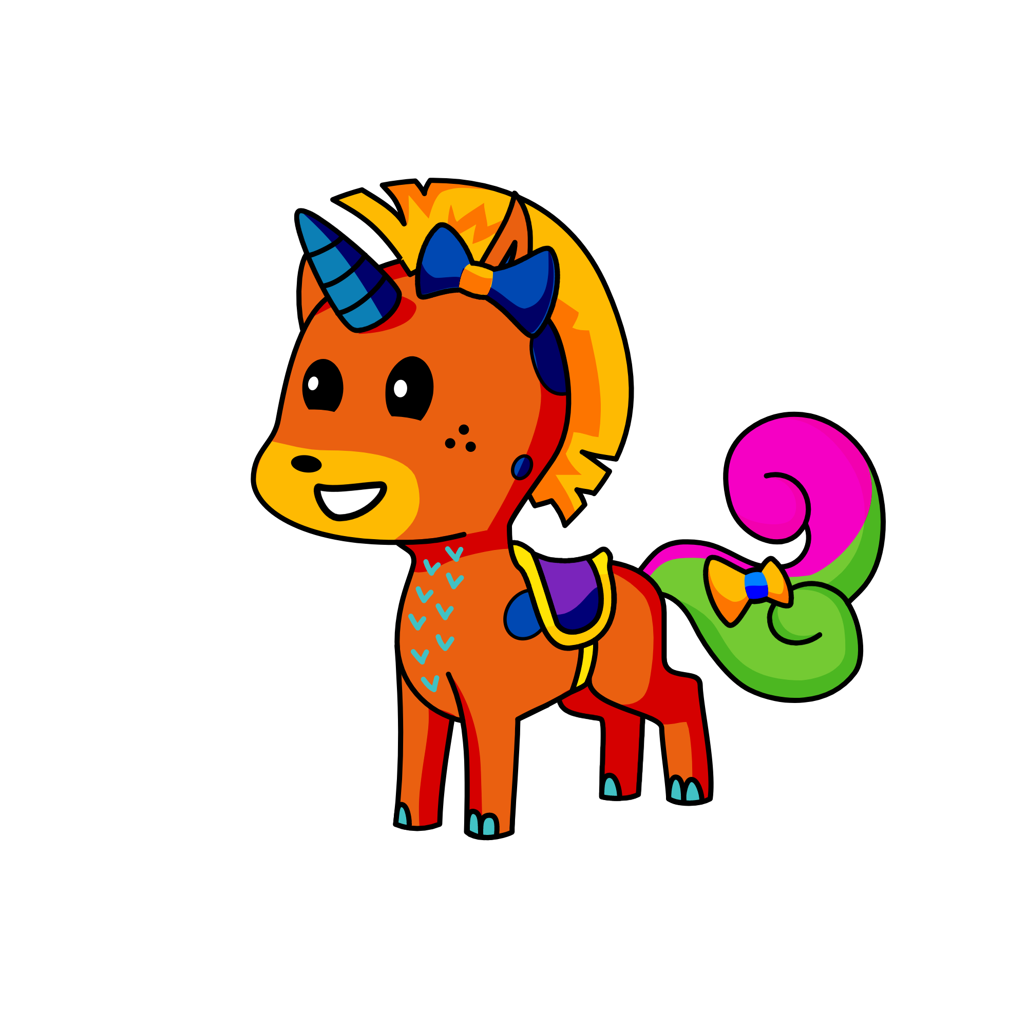 Hawf eww, the unicorn