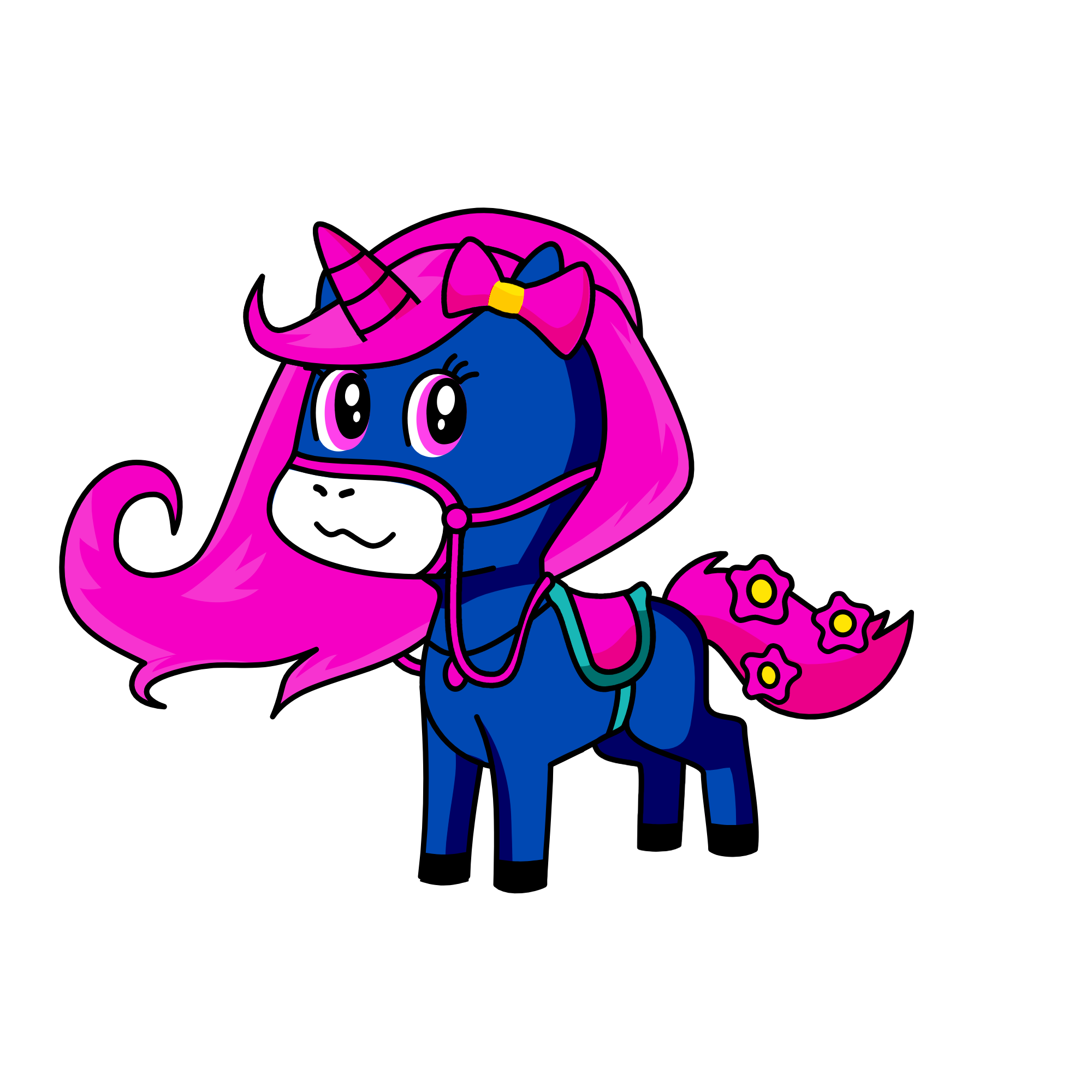 flower, the unicorn