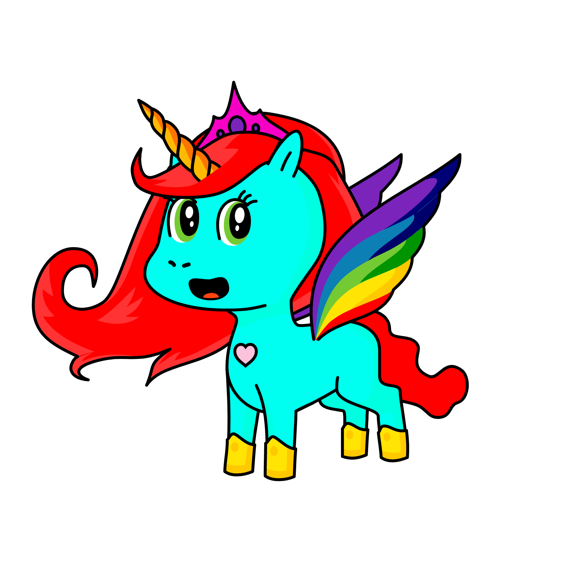 IN FUCKEN LESBIAN/GAY, the unicorn