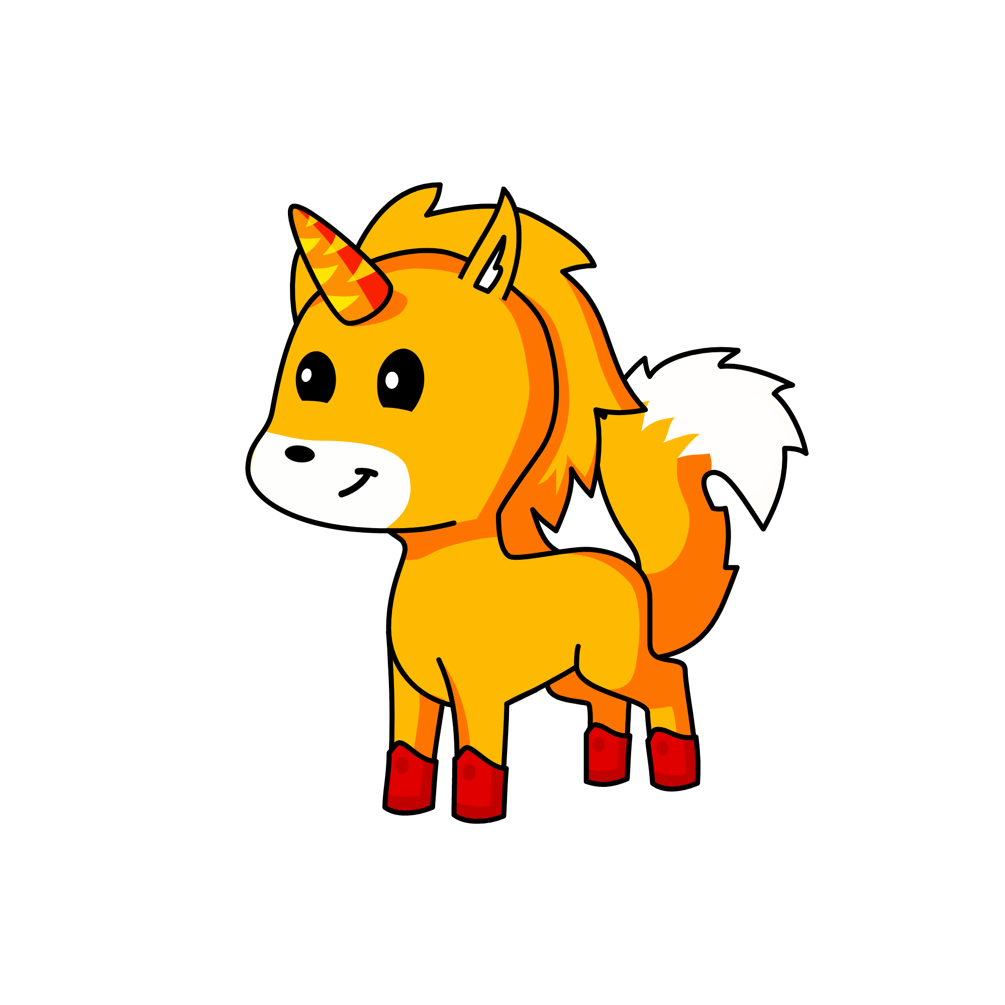 Tails The Fox, the unicorn