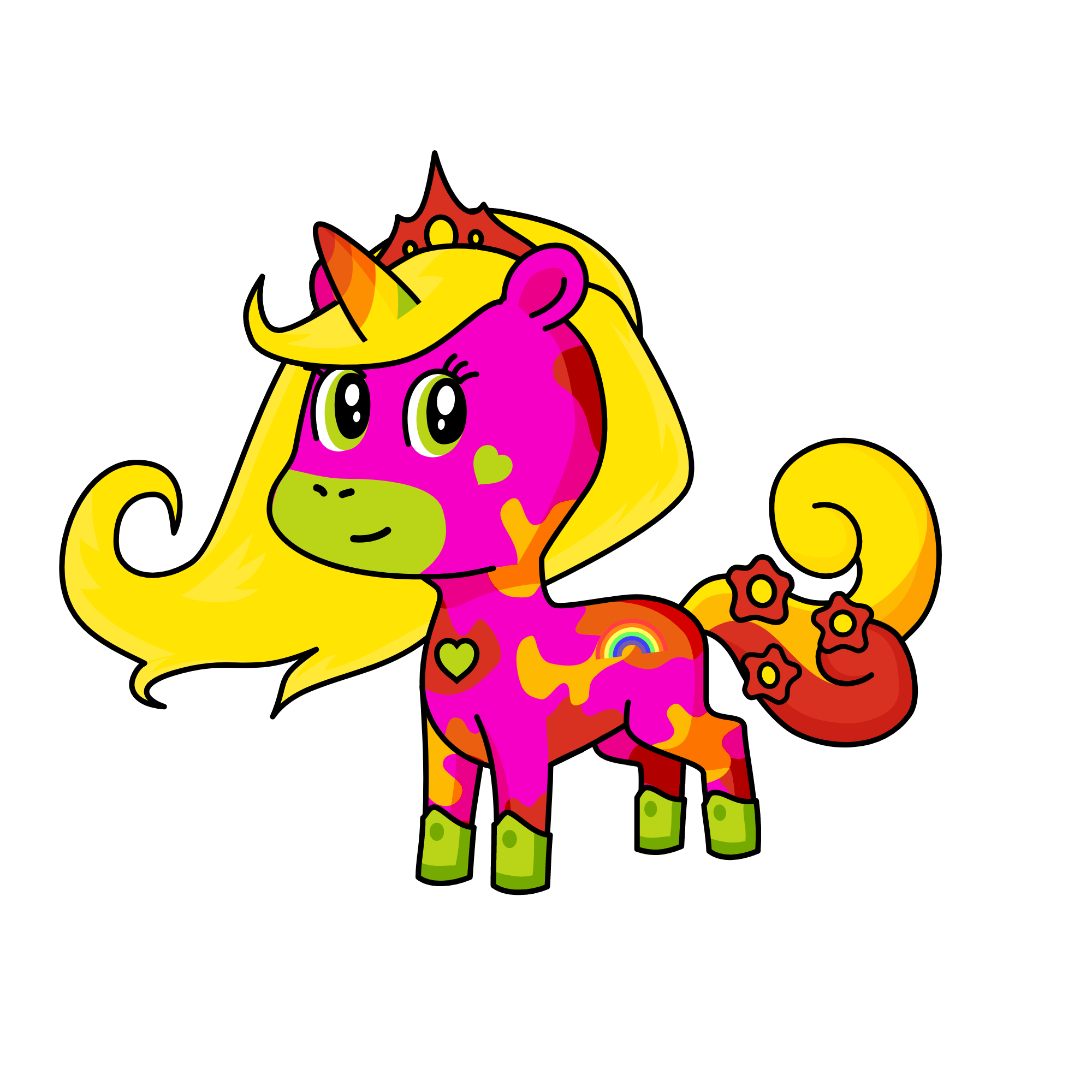 gökkuşağı, the unicorn