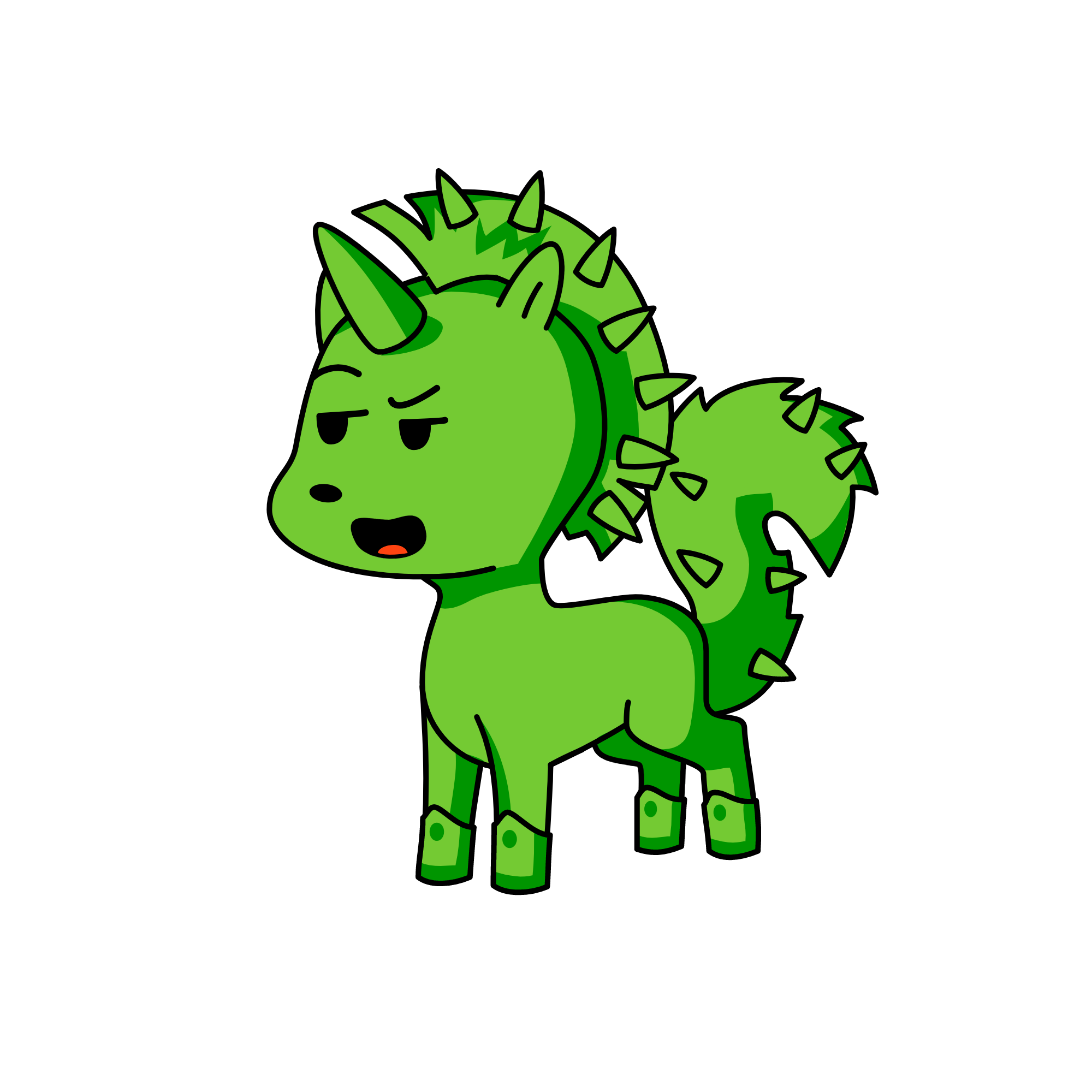 cactus, the unicorn