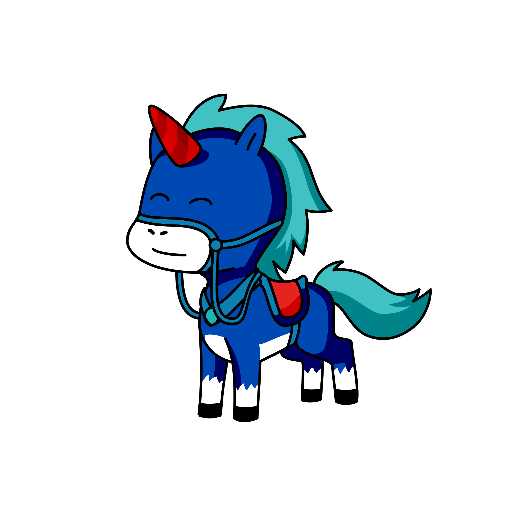 HACI SE SIENTEN LOS CABALLOS YUNICORNIOS TRISTES ELLOS QUIEREN SER LIBRES , the unicorn
