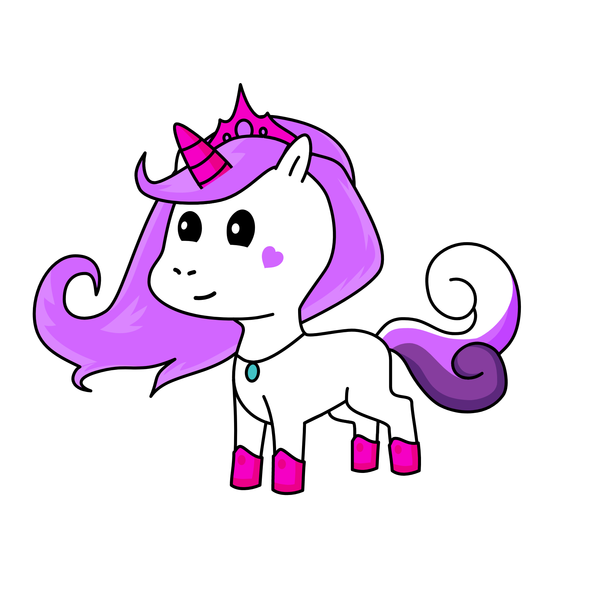 princess, the unicorn
