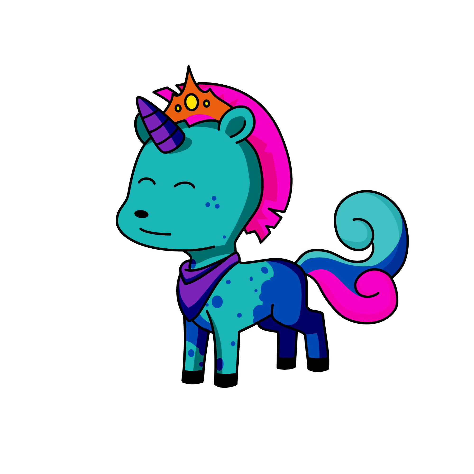 cool, the unicorn