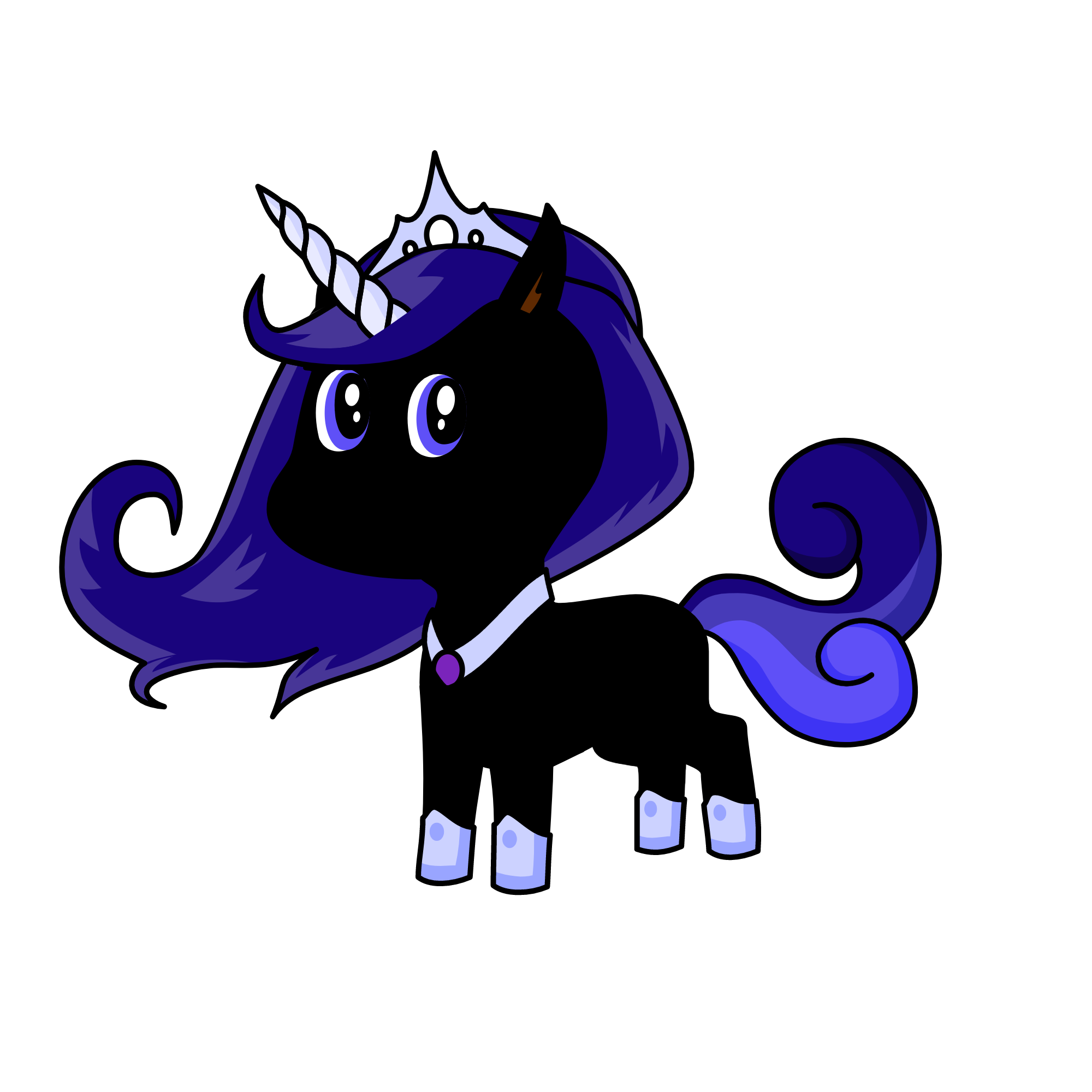 Princess Sapphire of Gemland, the unicorn